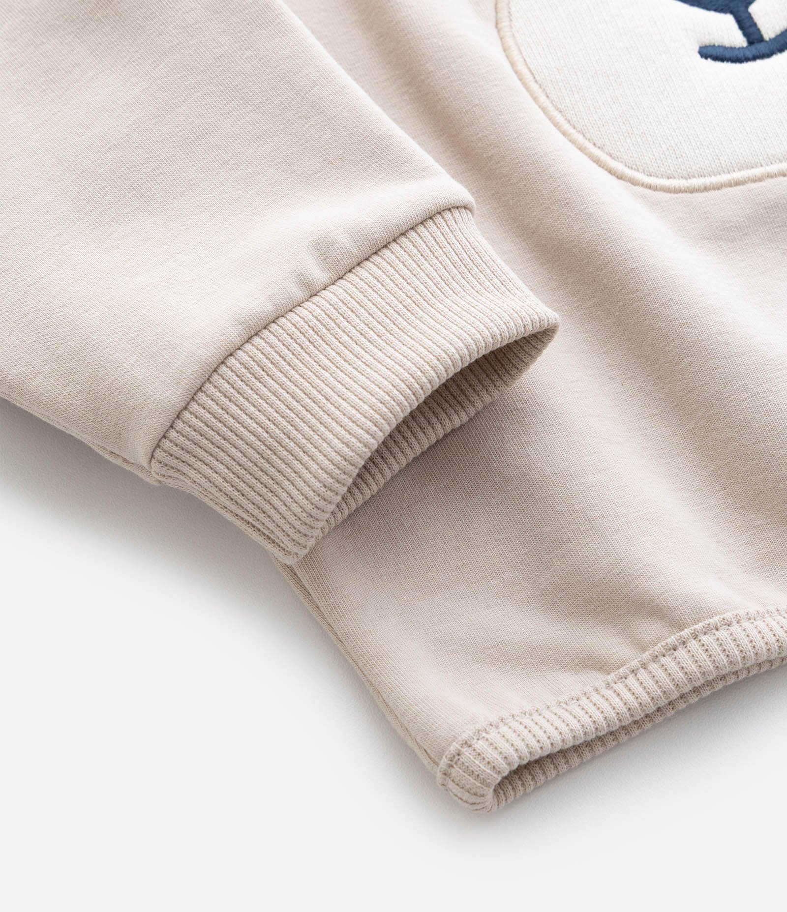 Casaco Infantil com Aplicação de Ursinho 3D – Tam 0 a 18 Meses Bege Claro 6