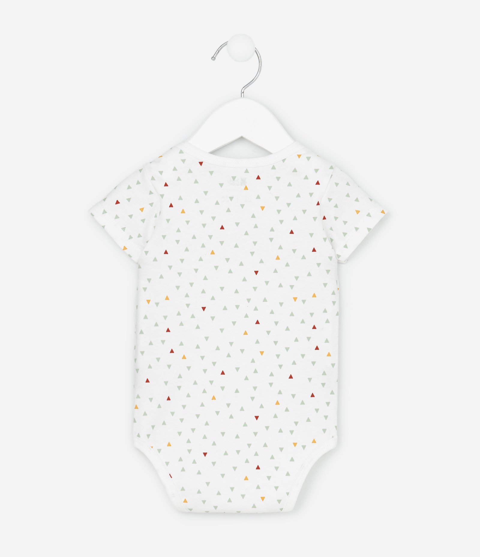 Body Infantil em Cotton Estampa Primeiro Bloquinho - Tam 0 a 18 Meses Branco 2
