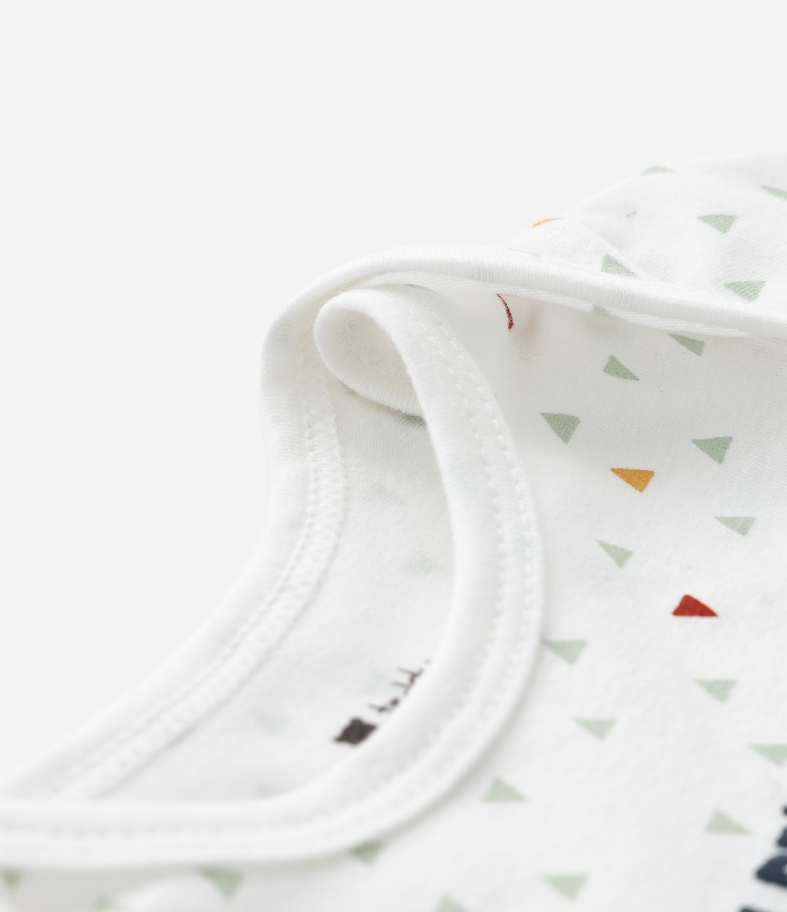 Body Infantil em Cotton Estampa Primeiro Bloquinho - Tam 0 a 18 Meses Branco 4