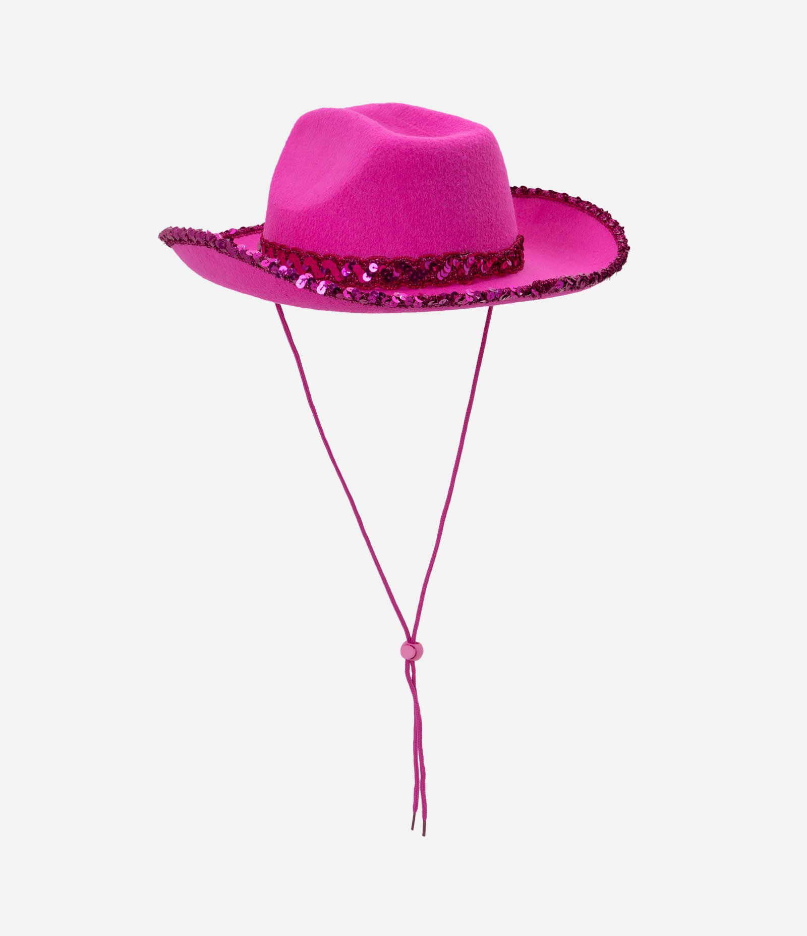 Chapéu Country Boiadeira Infantil com Paetês - Tam U Rosa 2