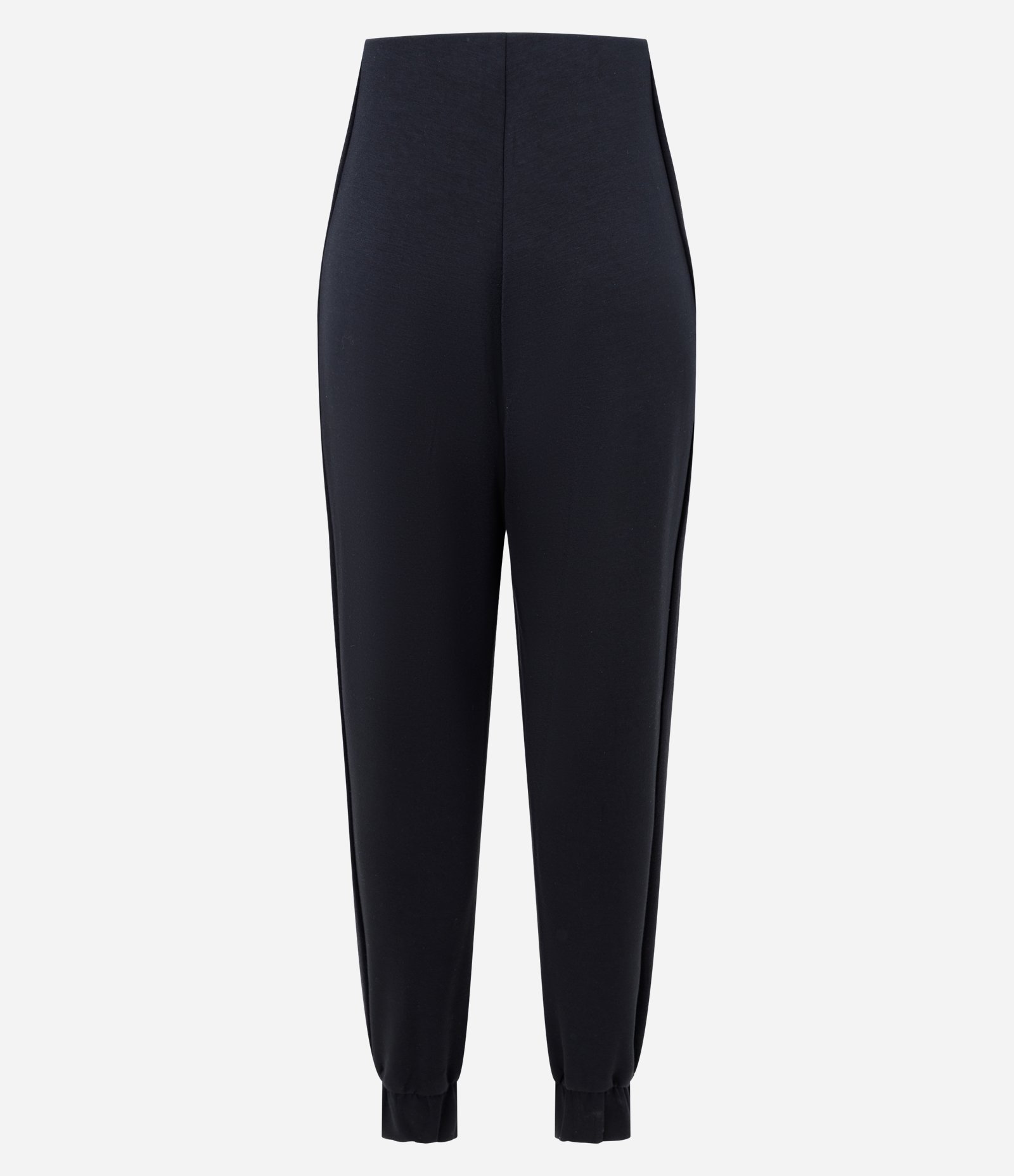 Calça Esportiva Jogger em Modal com Recorte Preto 6
