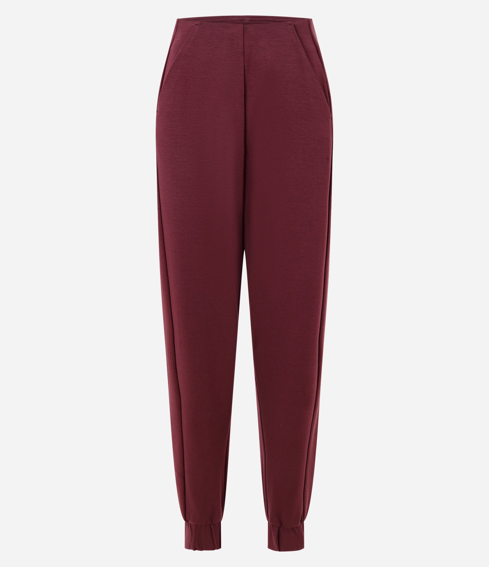 Calça Esportiva Jogger em Modal com Recorte Vinho 5