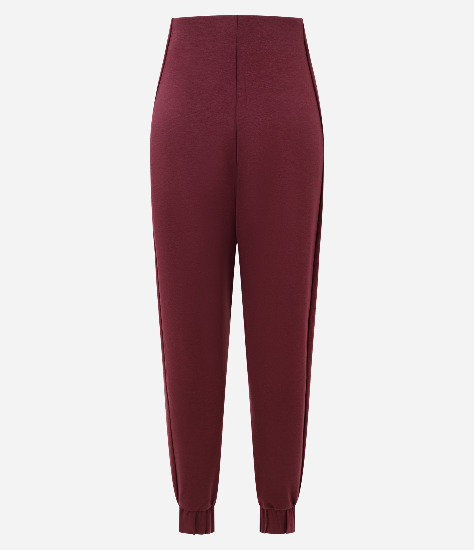 Calça Esportiva Jogger em Modal com Recorte Vinho 6