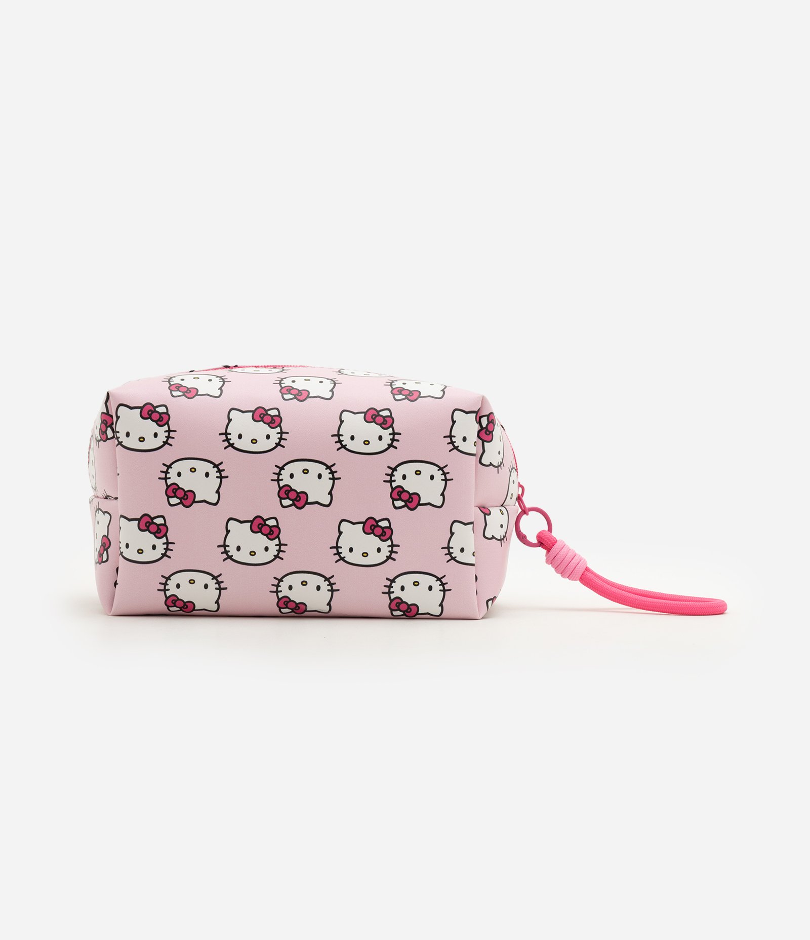 Necessaire Retangular Média em PU Hello Kitty Rosa 3