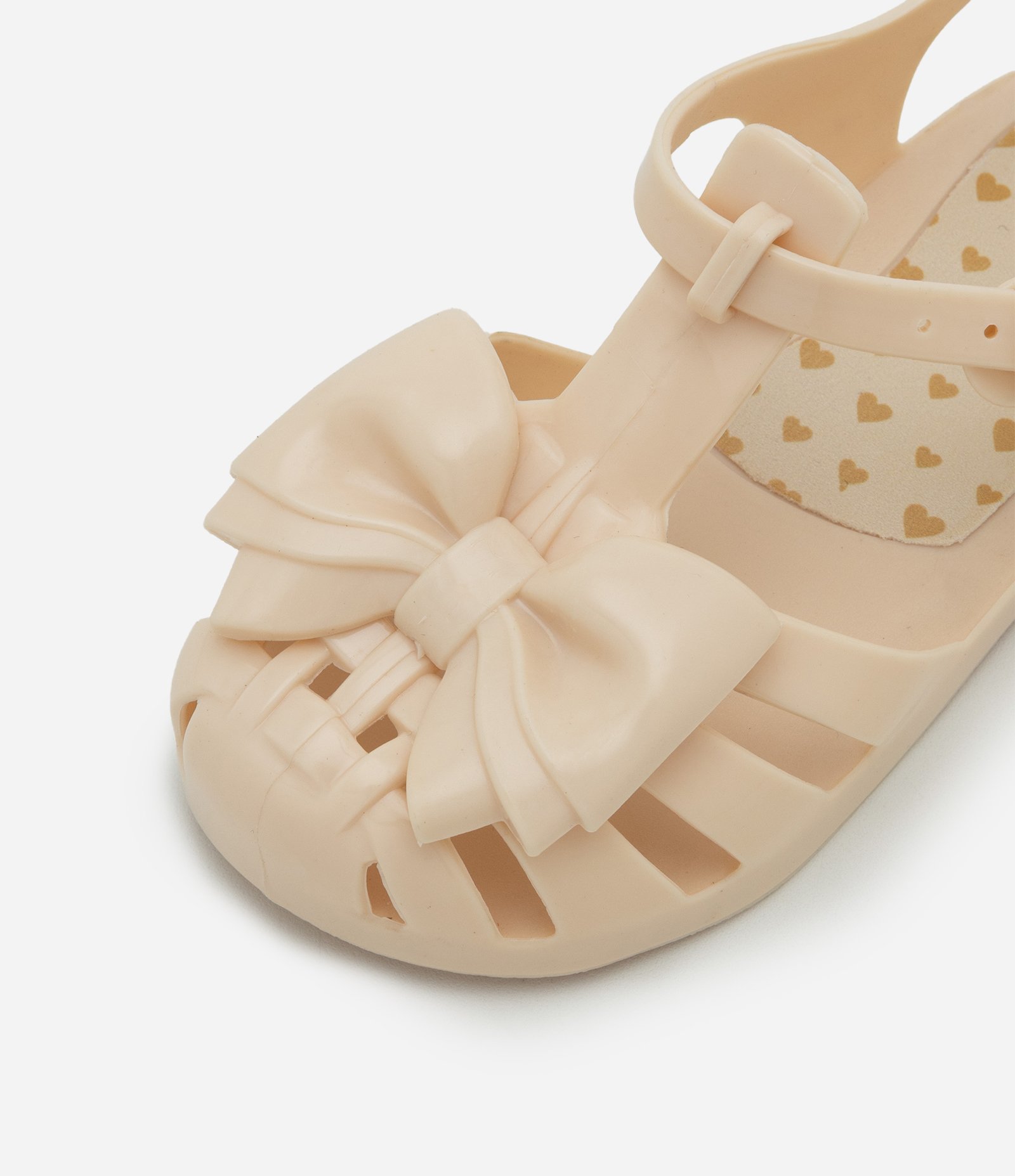 Sandália Infantil com Laço Frontal – Tam 19 a 26 Off White 4