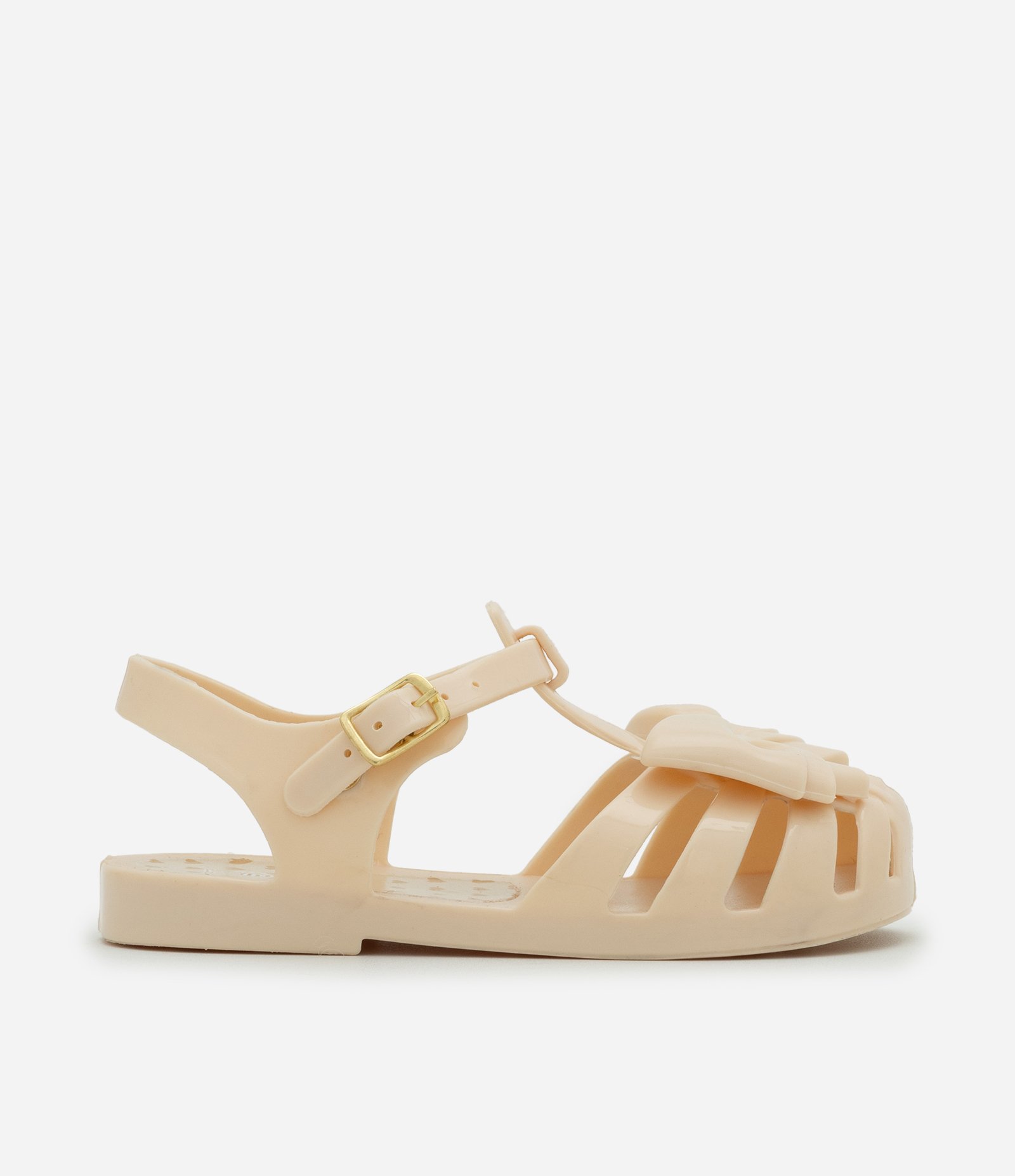 Sandália Infantil com Laço Frontal – Tam 19 a 26 Off White 5