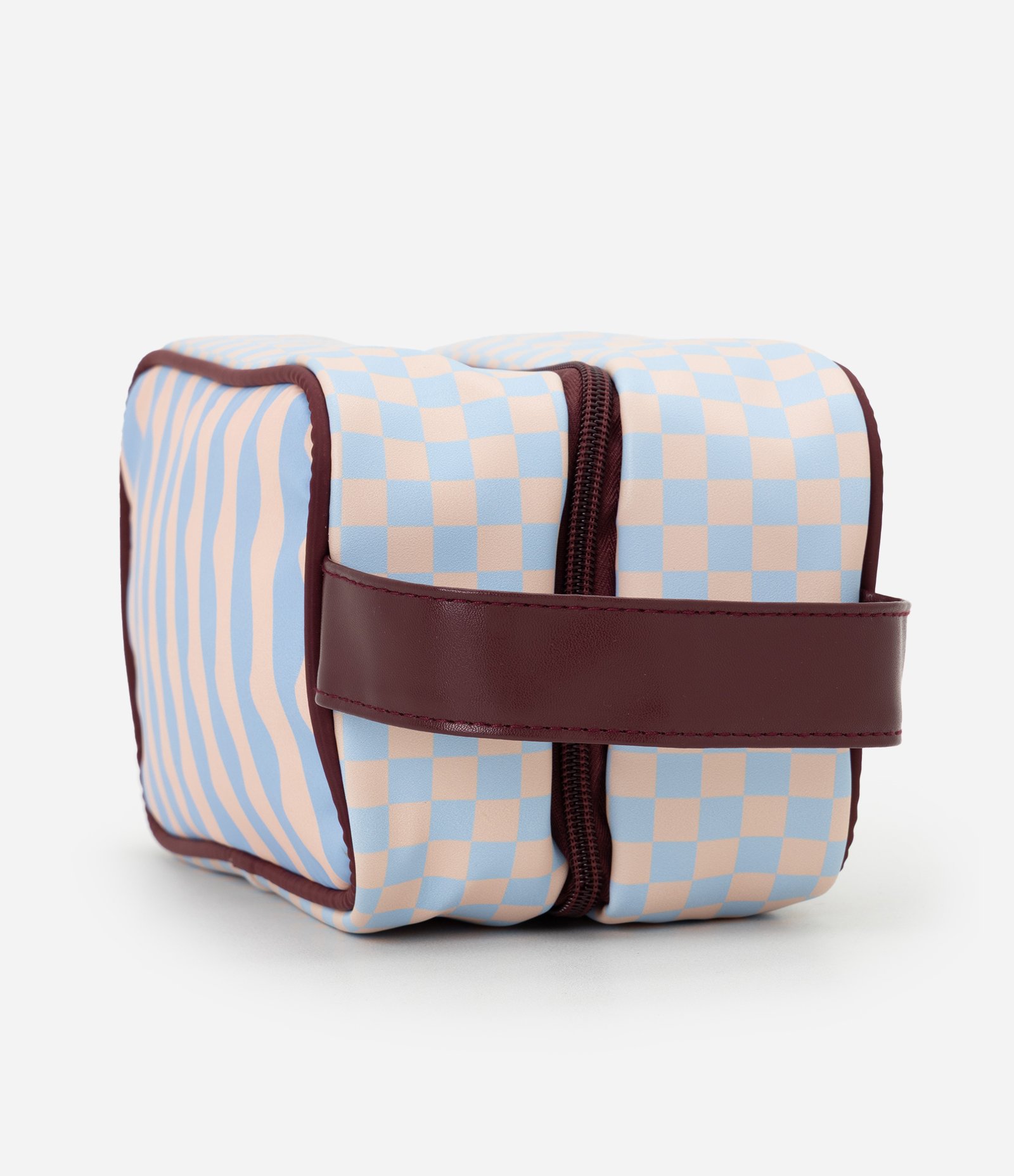 Necessaire Grande com Compartimentos Limpo e Sujo Azul 2