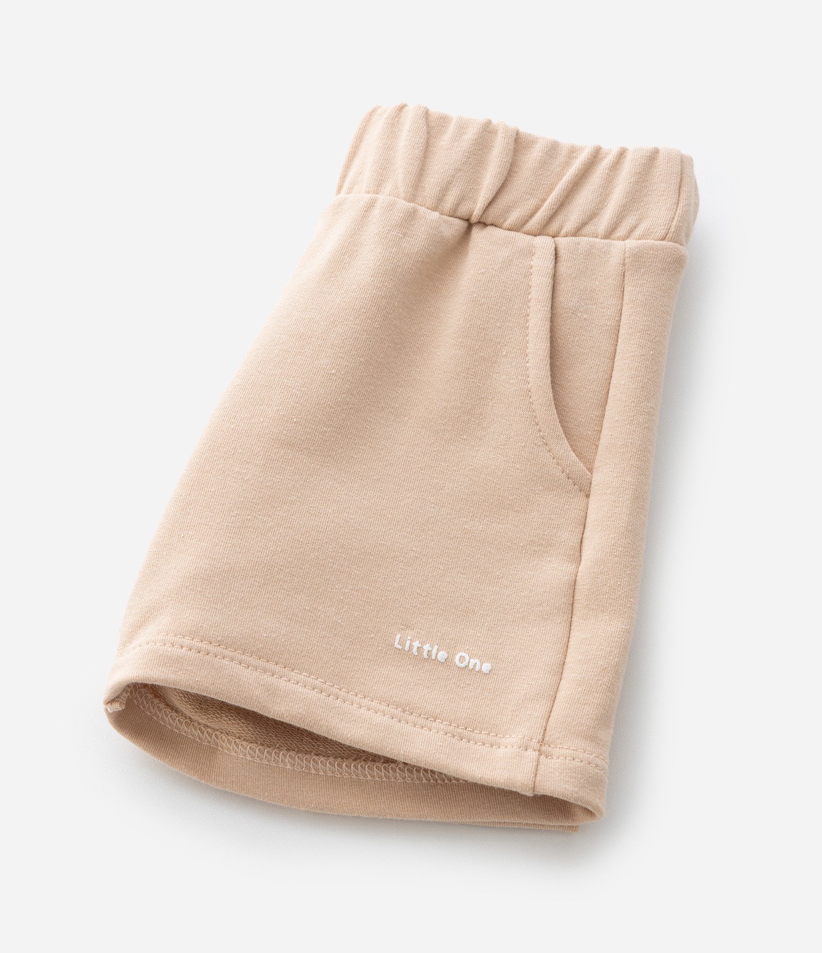 Conjunto Infantil com Camiseta Interativa e Bermuda – Tam 0 a 18 Meses Bege 10