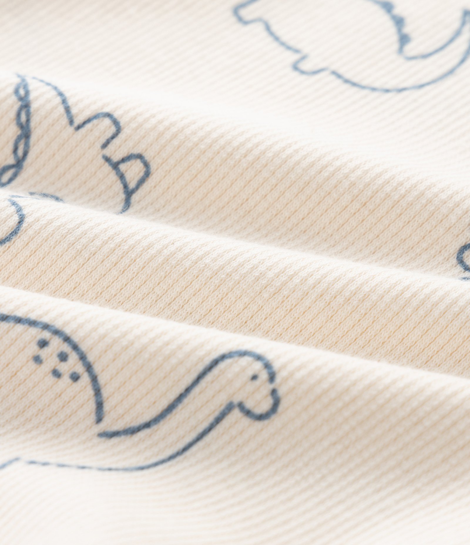 Body Bebê em Ribana com Estampa Dinossauros – Tam RN a 18 Meses Off White 4