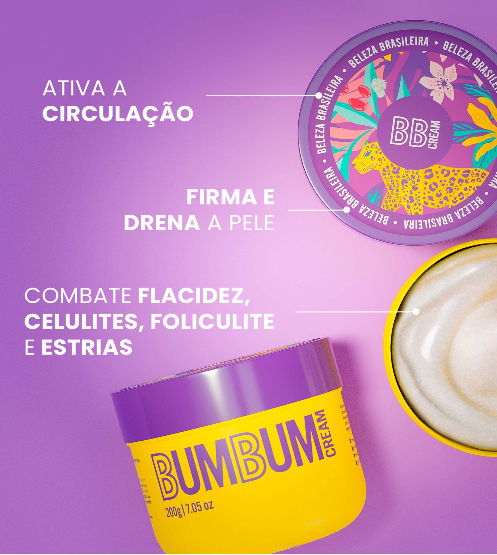 Creme Bumbum Cream Beleza Brasileira 200g 4