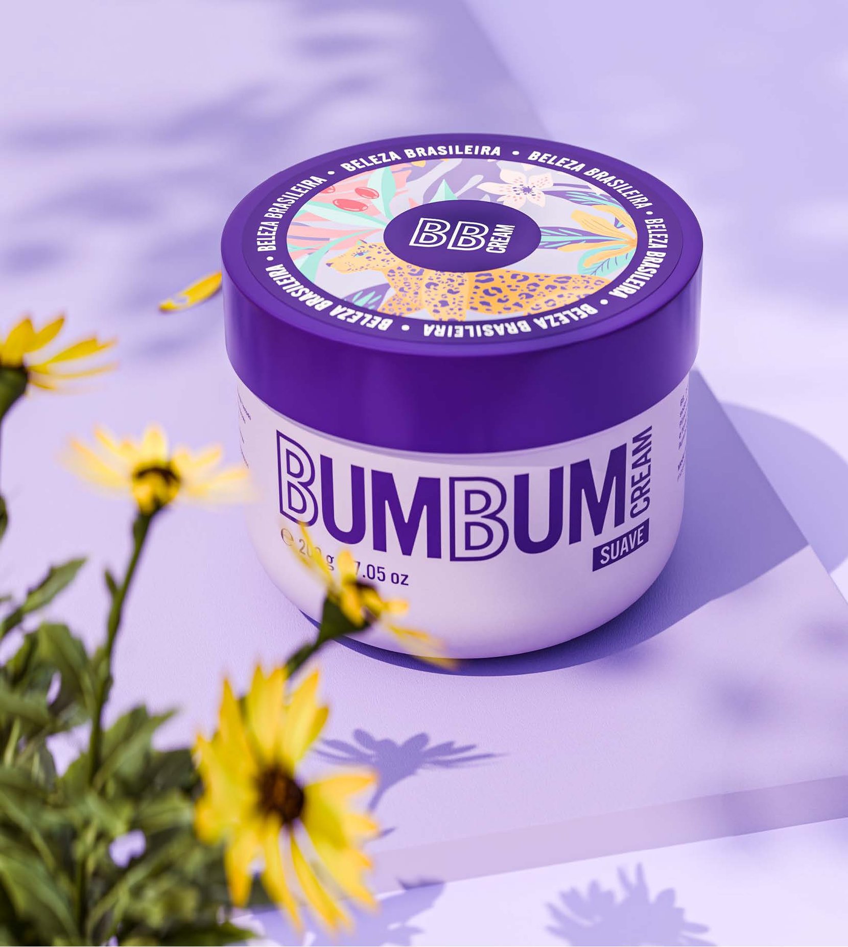 Desodorante Corporal Bumbum Cream Suave Beleza Brasileira 200g 3