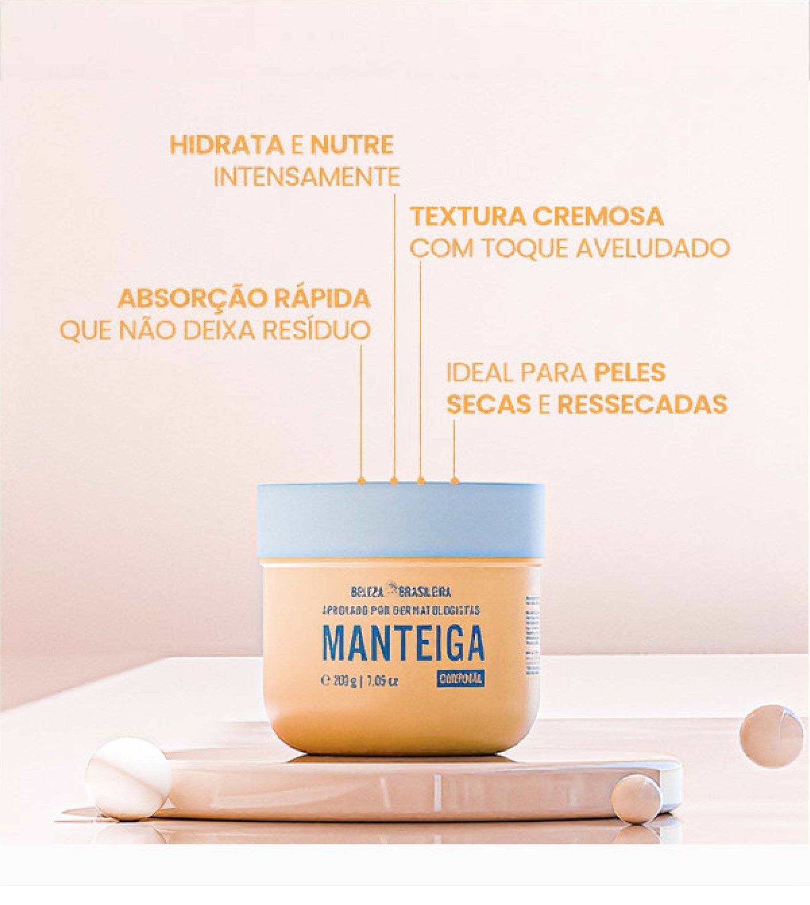 Hidratante Corporal Manteiga Beleza Brasileira 200g 3