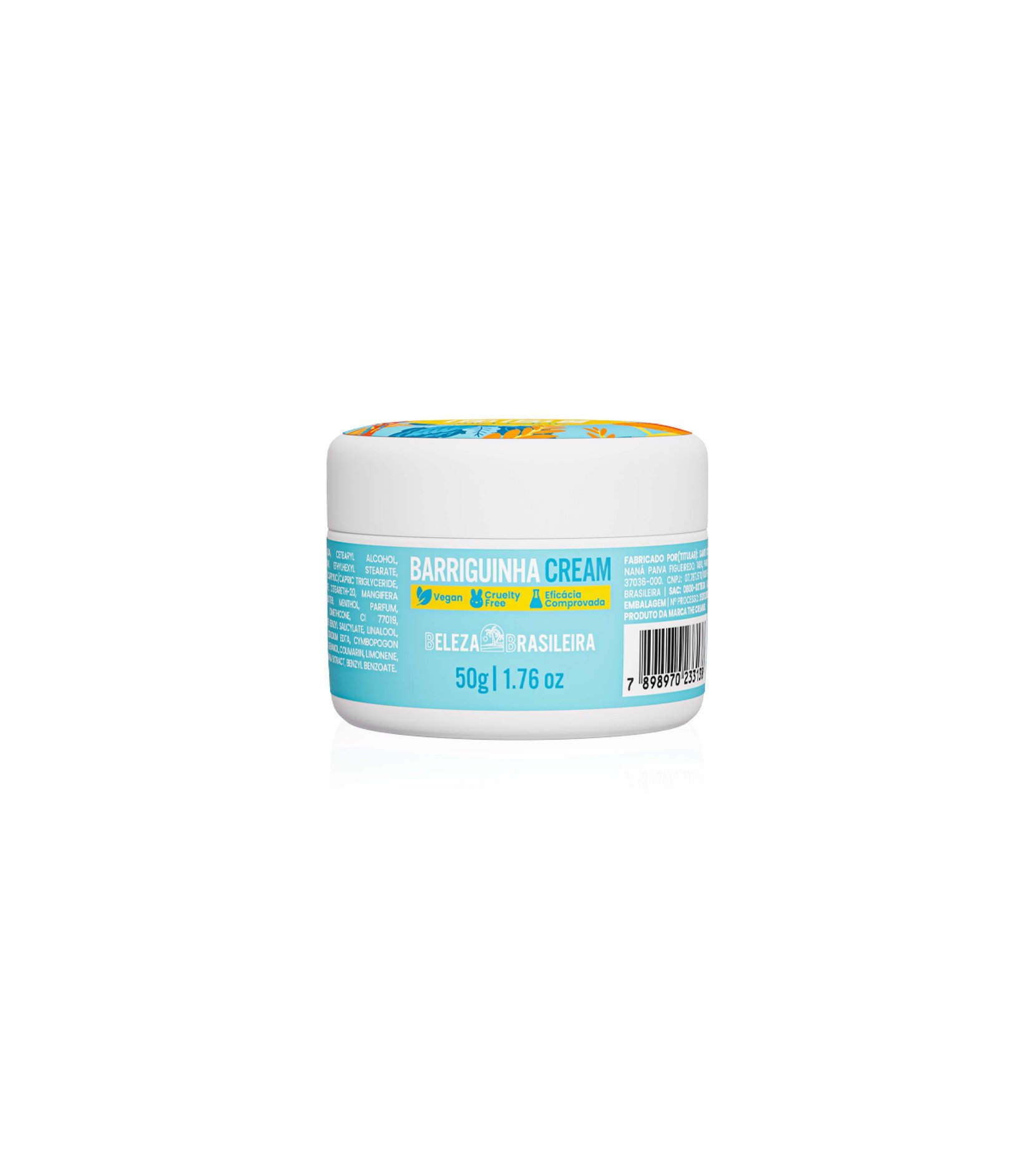 Desodorante Corporal Barriguinha Cream Mini Beleza Brasileira 50ml 1