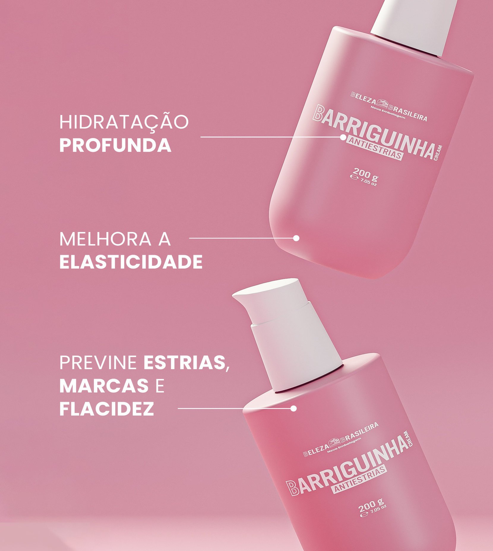 Desodorante Corporal Barriguinha Antiestrias Beleza Brasileira 200g 4