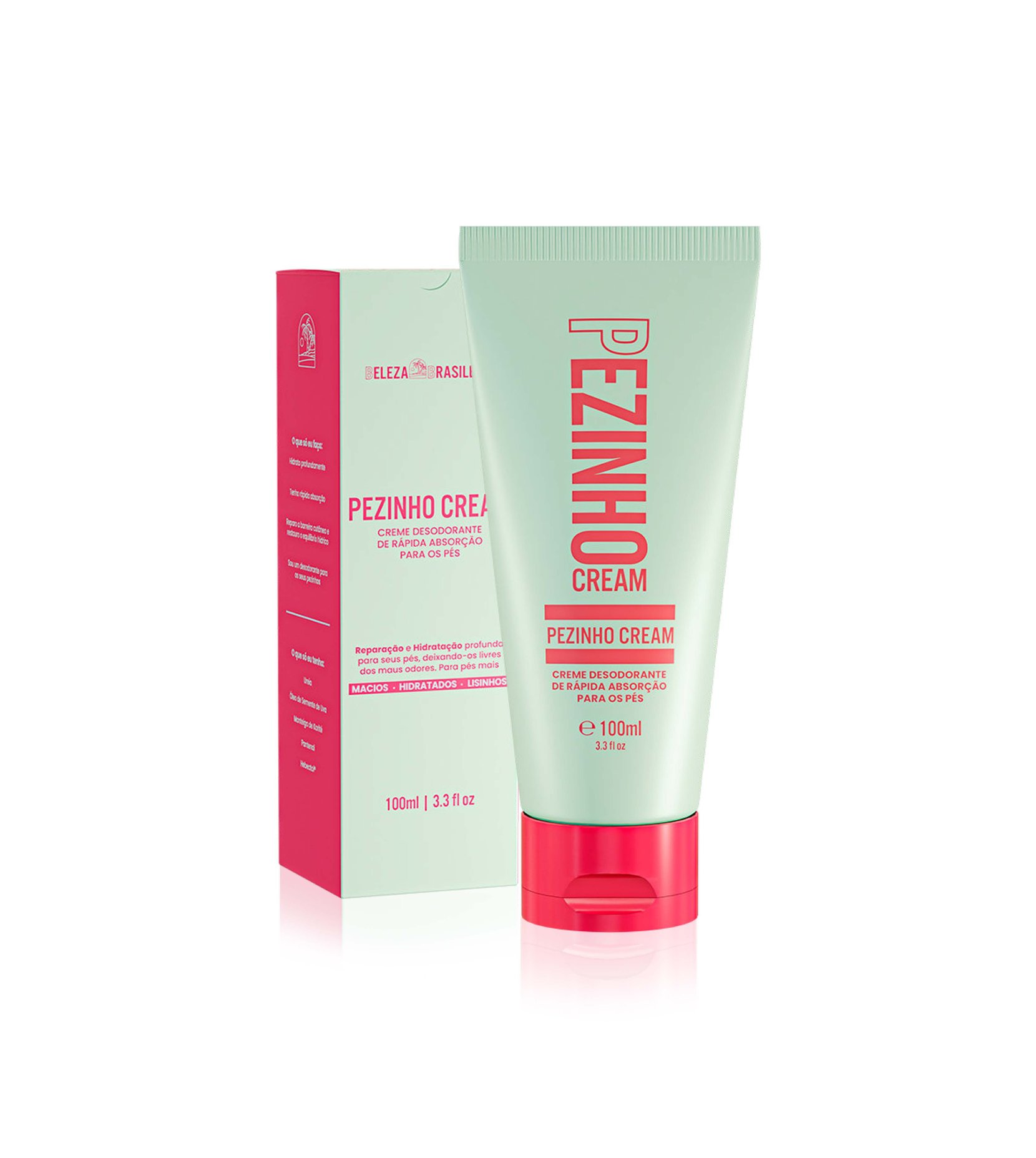 Desodorante Corporal Pezinho Cream Beleza Brasileira 100ML 2