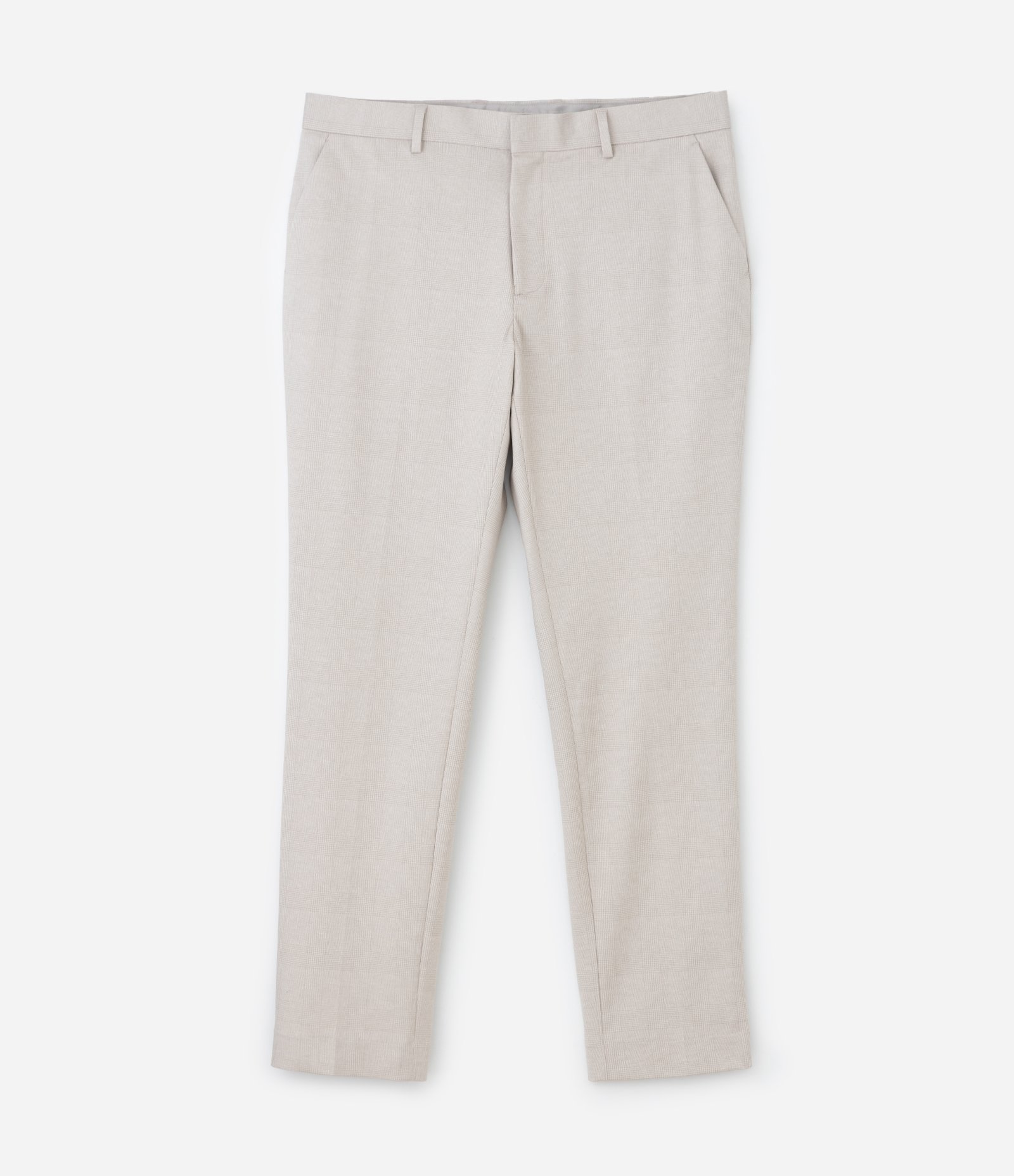 Calça Slim em Performance com Textura Bege 4
