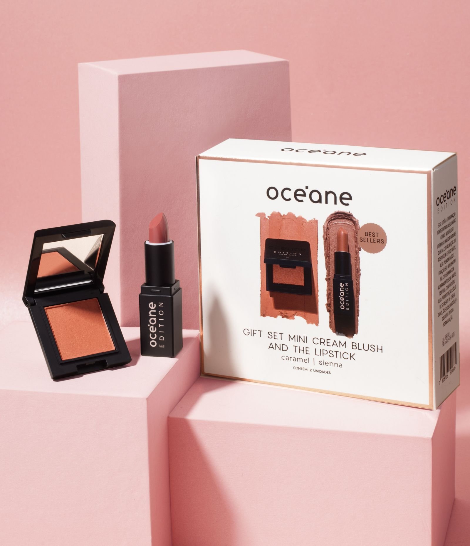 Kit Mini Cream Blush And The Lipstick Oceane U 2
