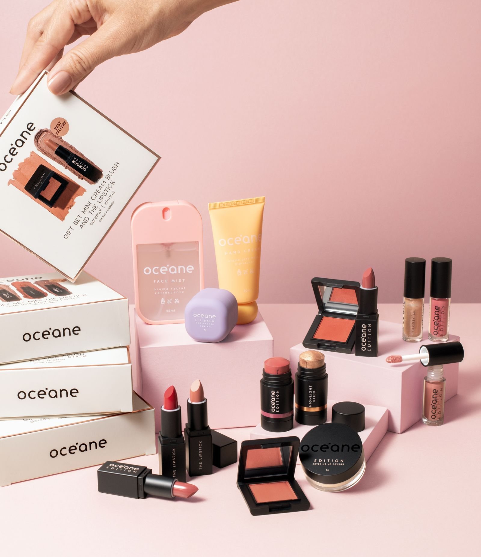 Kit Mini Cream Blush And The Lipstick Oceane U 5