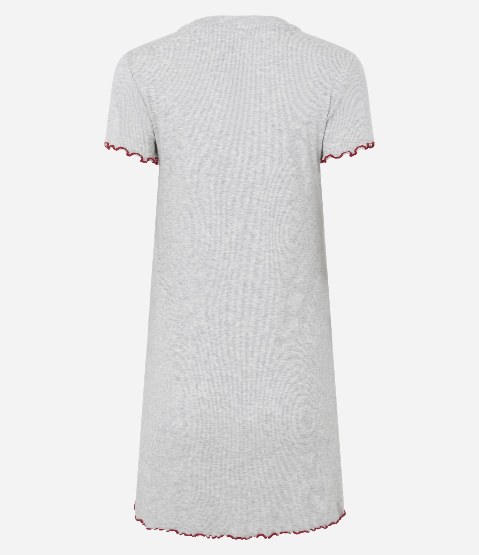 Camisola com Estampa Hello Kitty e Detalhes Contrastantes Cinza 5