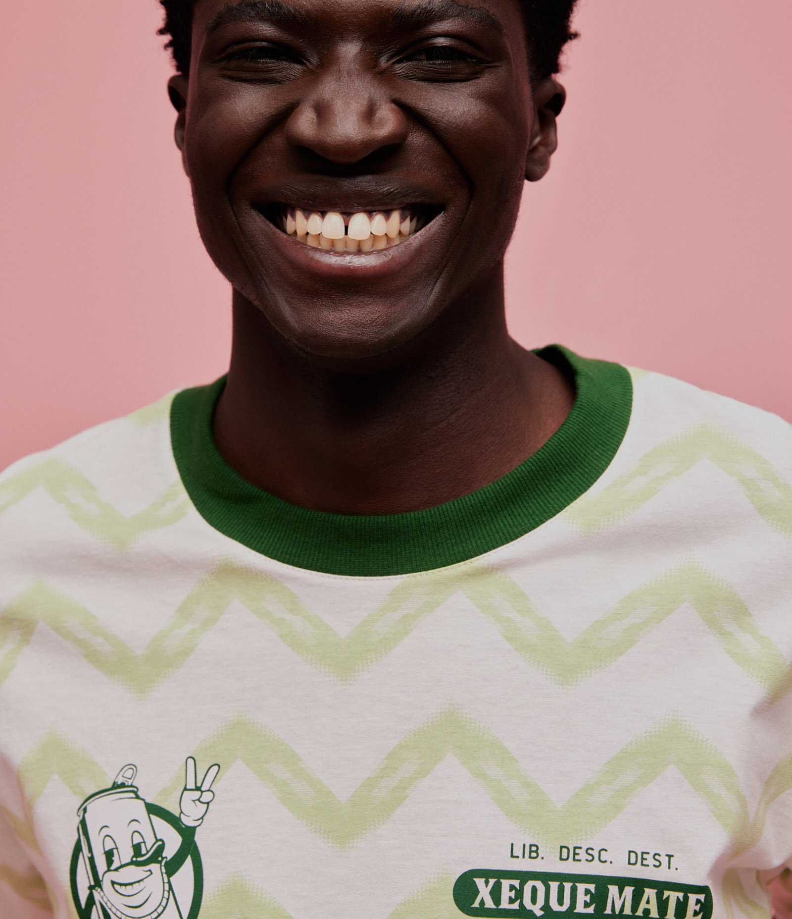 Camiseta Boxy Sportcore Estampa Xaque Mate Verde 2