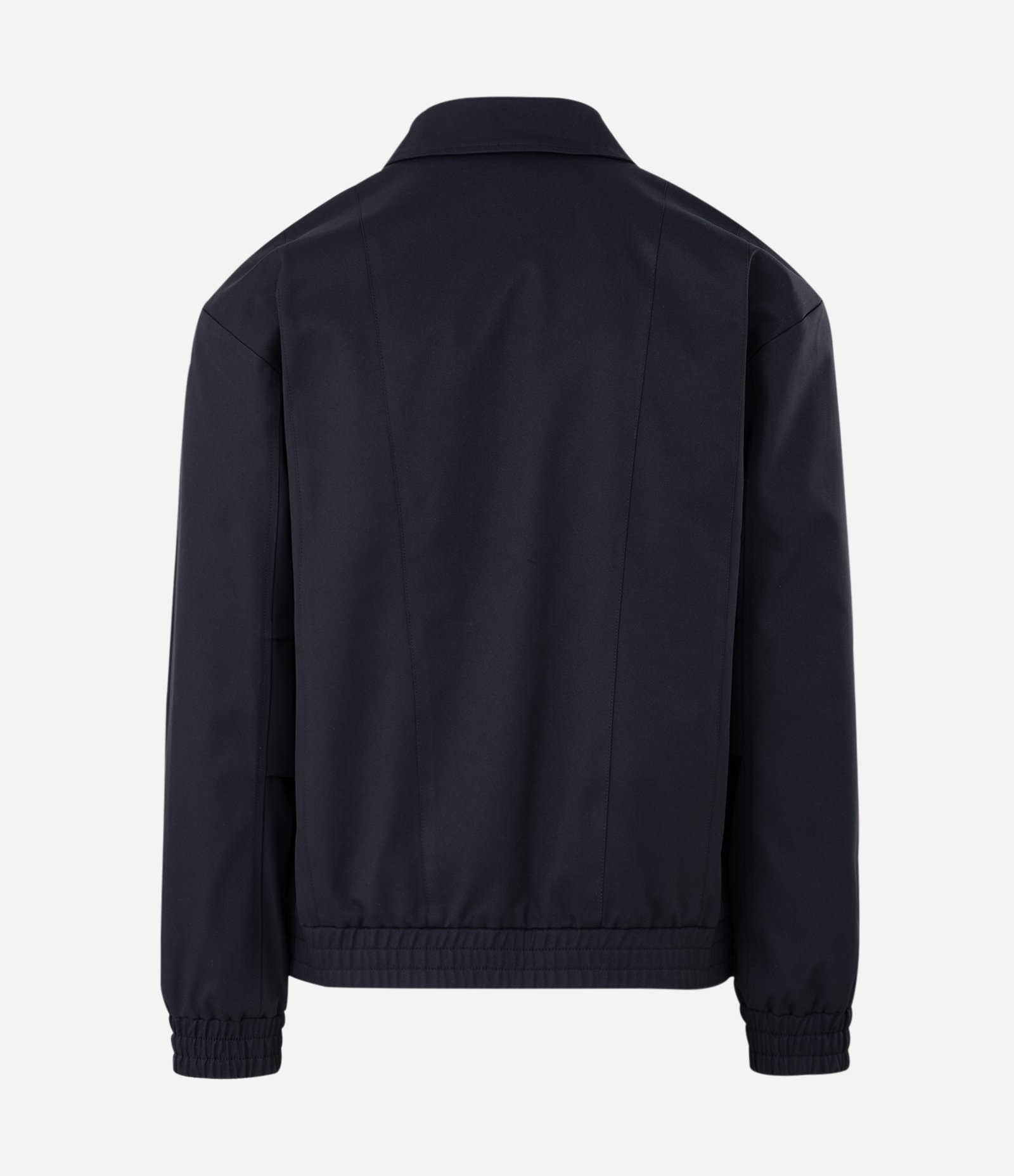 Jaqueta Boxy com Elástico na Barra e Recortes Preto 6