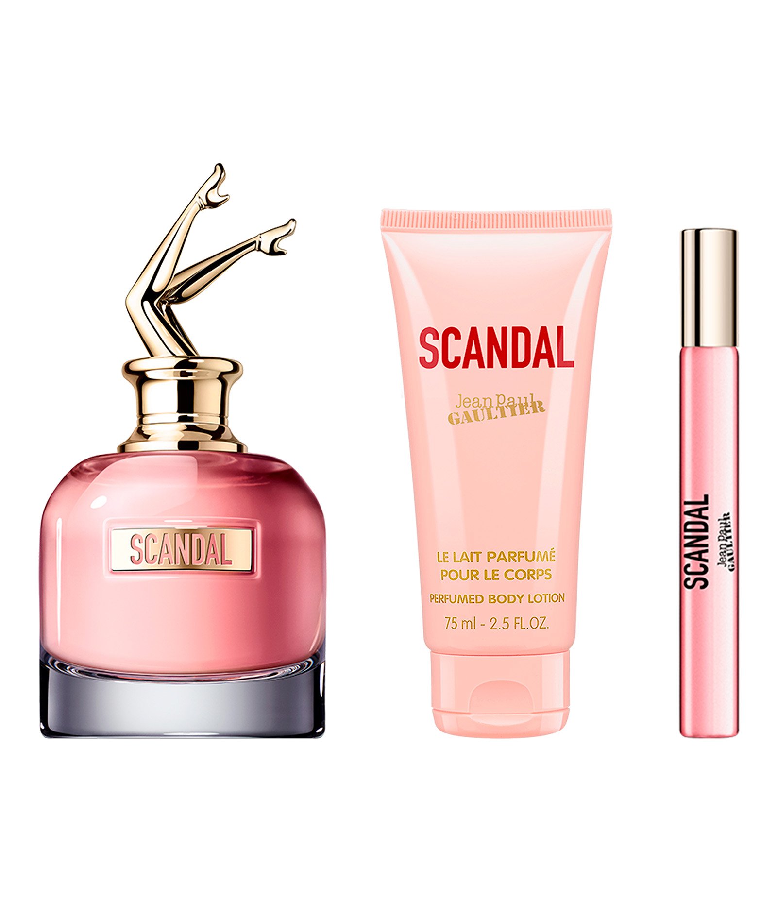 Kit Jean Paul Gaultier Scandal Eau de Parfum 80 ml + 10 ml + Perfumed Creme corporal 75 ml KIT 3