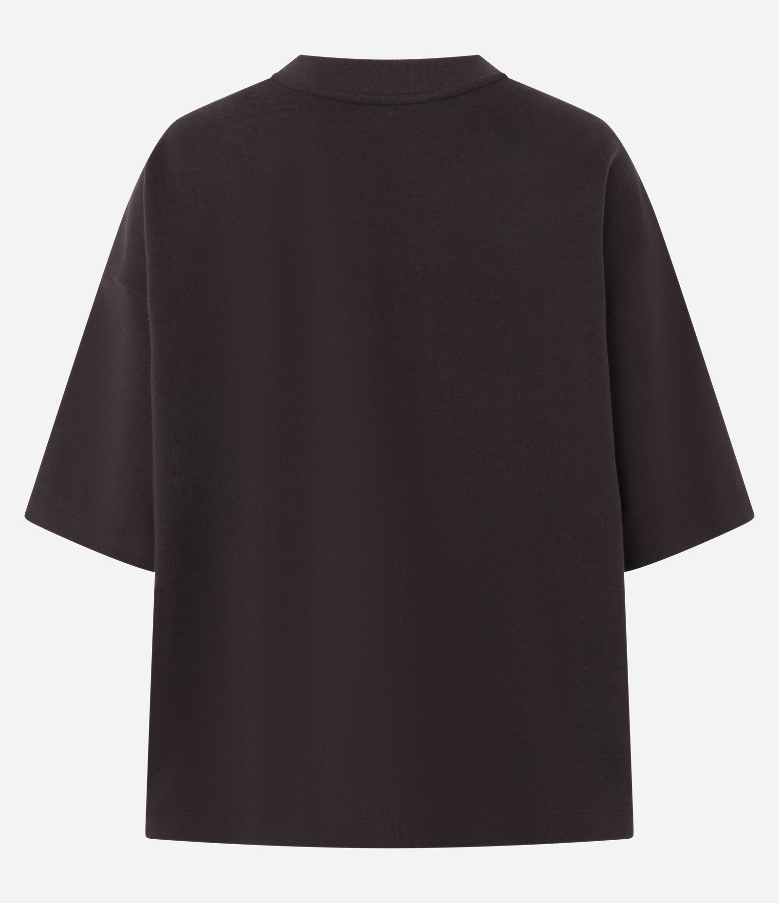 Camiseta Over Malhão com Manga Curta Marrom 5