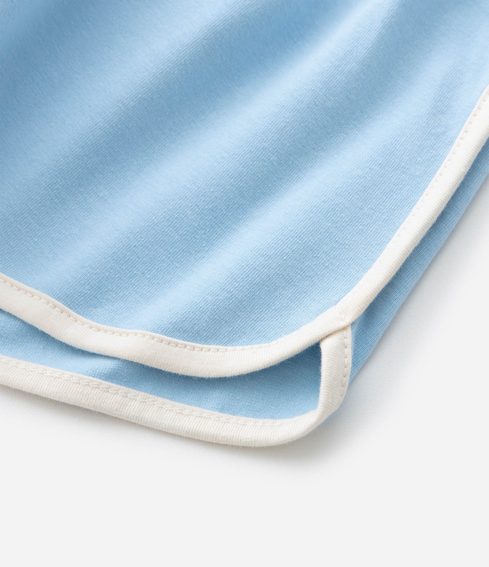 Short Infantil Runner em Algodão com Viés Contrastante – Tam 1 a 6 Anos Azul 5