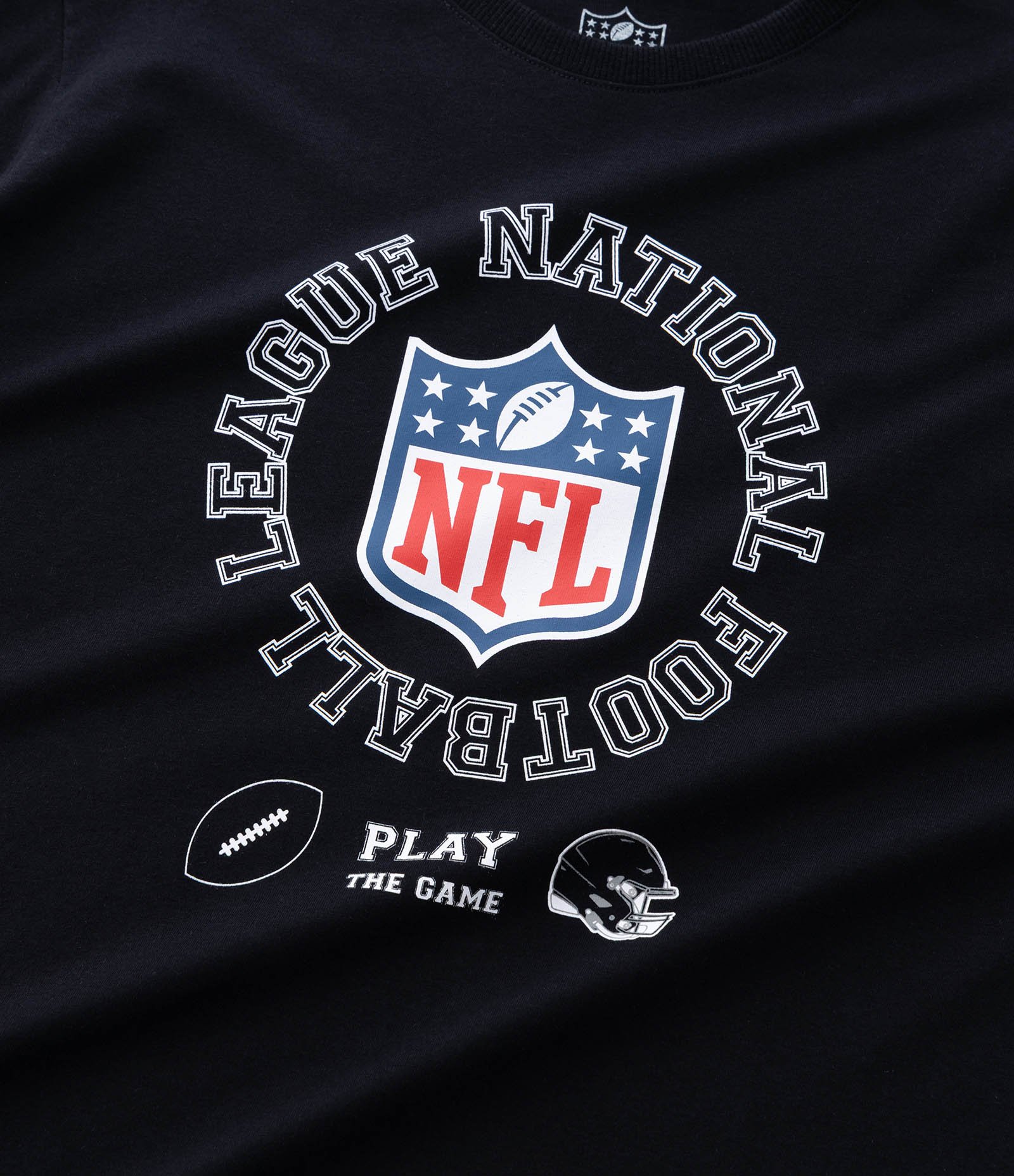 Camiseta Infantil com Estampa NFL – Tam 5 a 14 Anos Preto 6