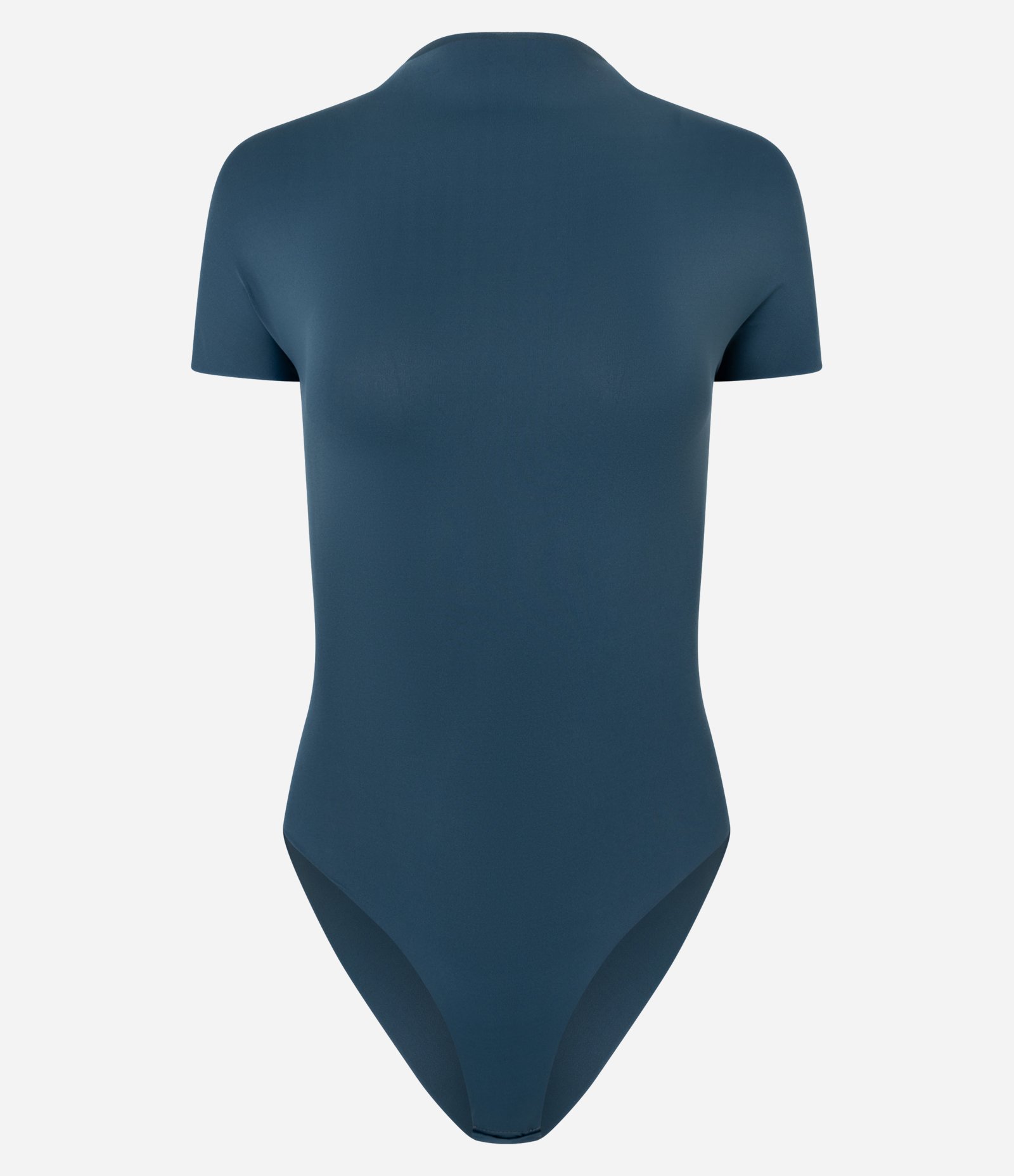 Body em Microfibra com Golinha Média Azul 5