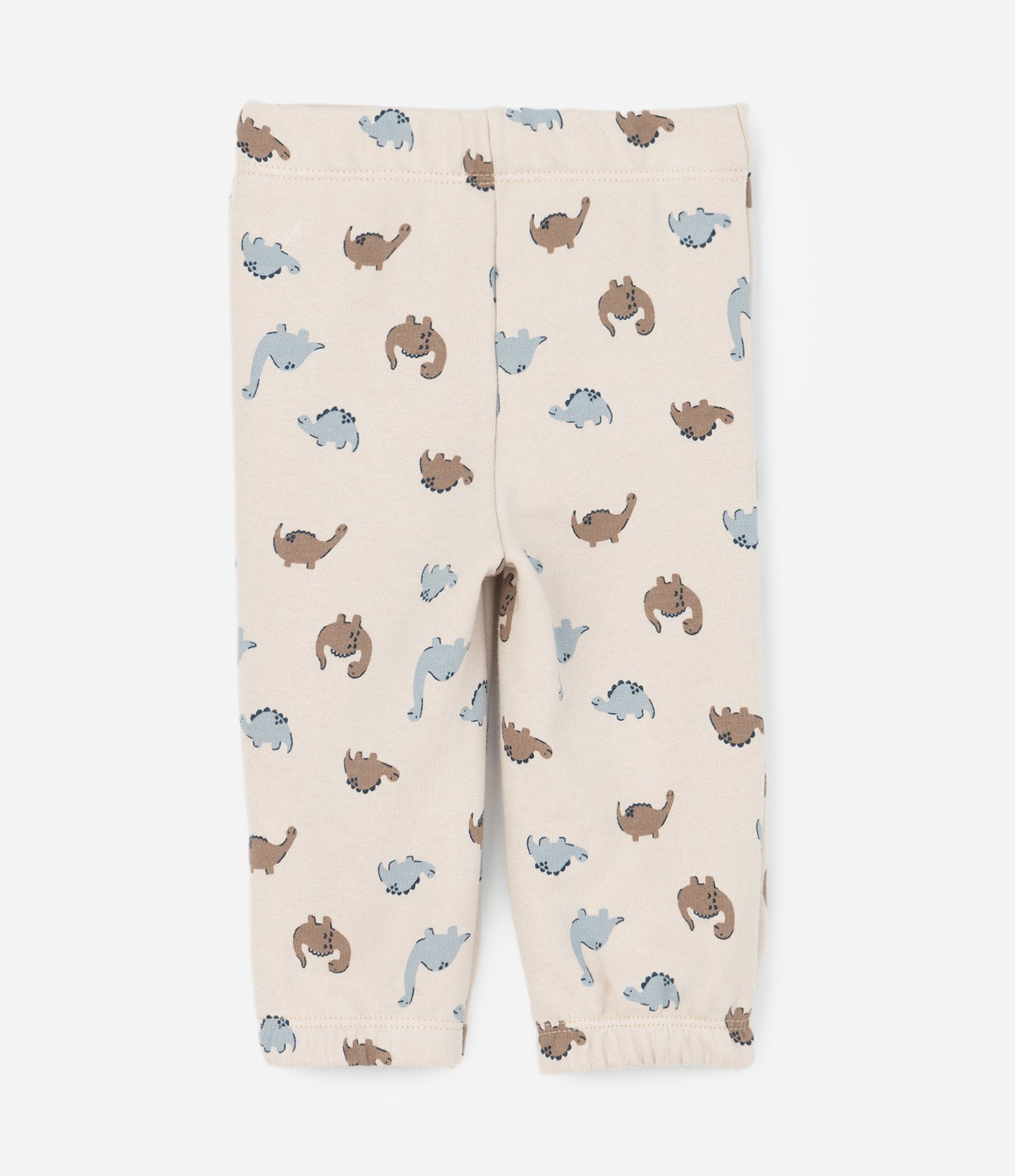 Conjunto Infantil com Casaco Dinossauro e Calça Jogger – Tam RN a 18 Meses Bege Claro 5