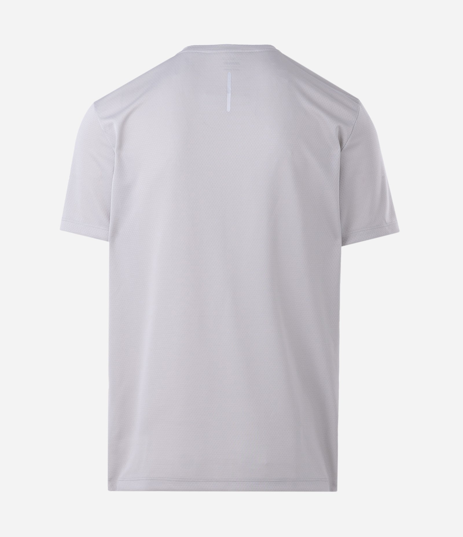 Camiseta Lisa em Tecnologia Dry com Detalhe Refletivo Cinza claro 2