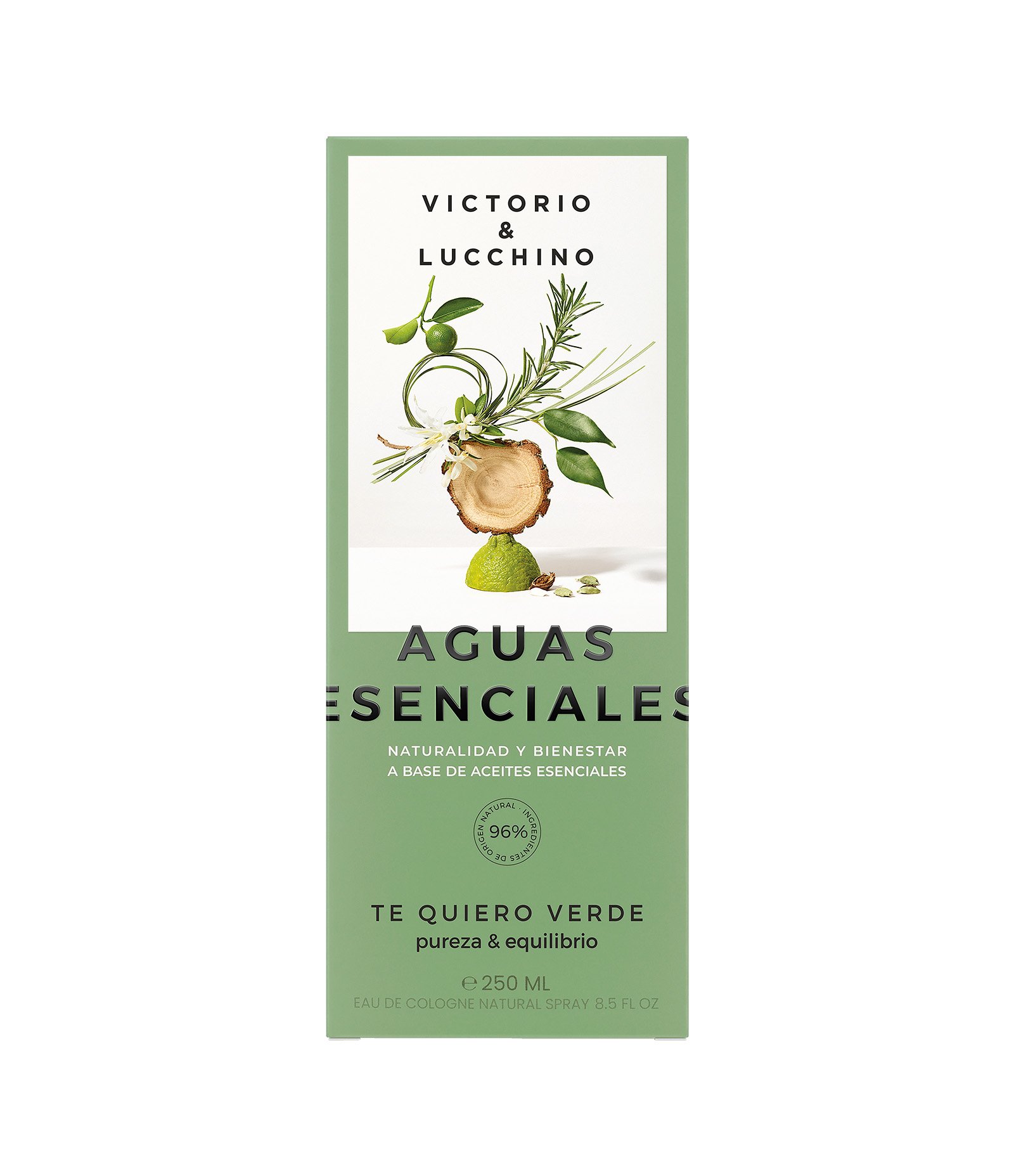 Victorio Lucchino Aguas Esenciales Te Quiero Verde Eau de Cologne 250 ml 250ml 3