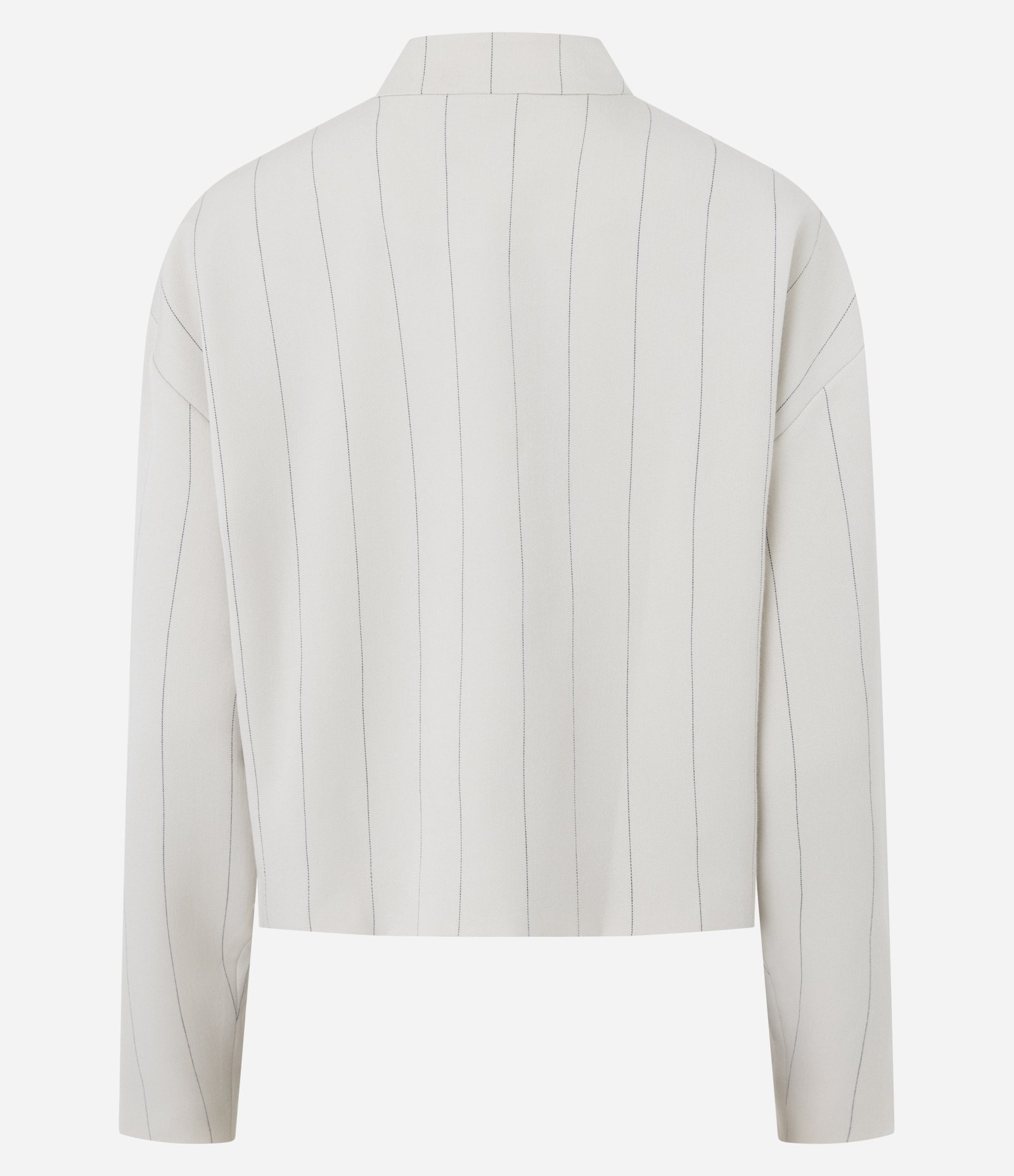 Jaqueta Alfaiatada com Estampa Listrada Off White 2