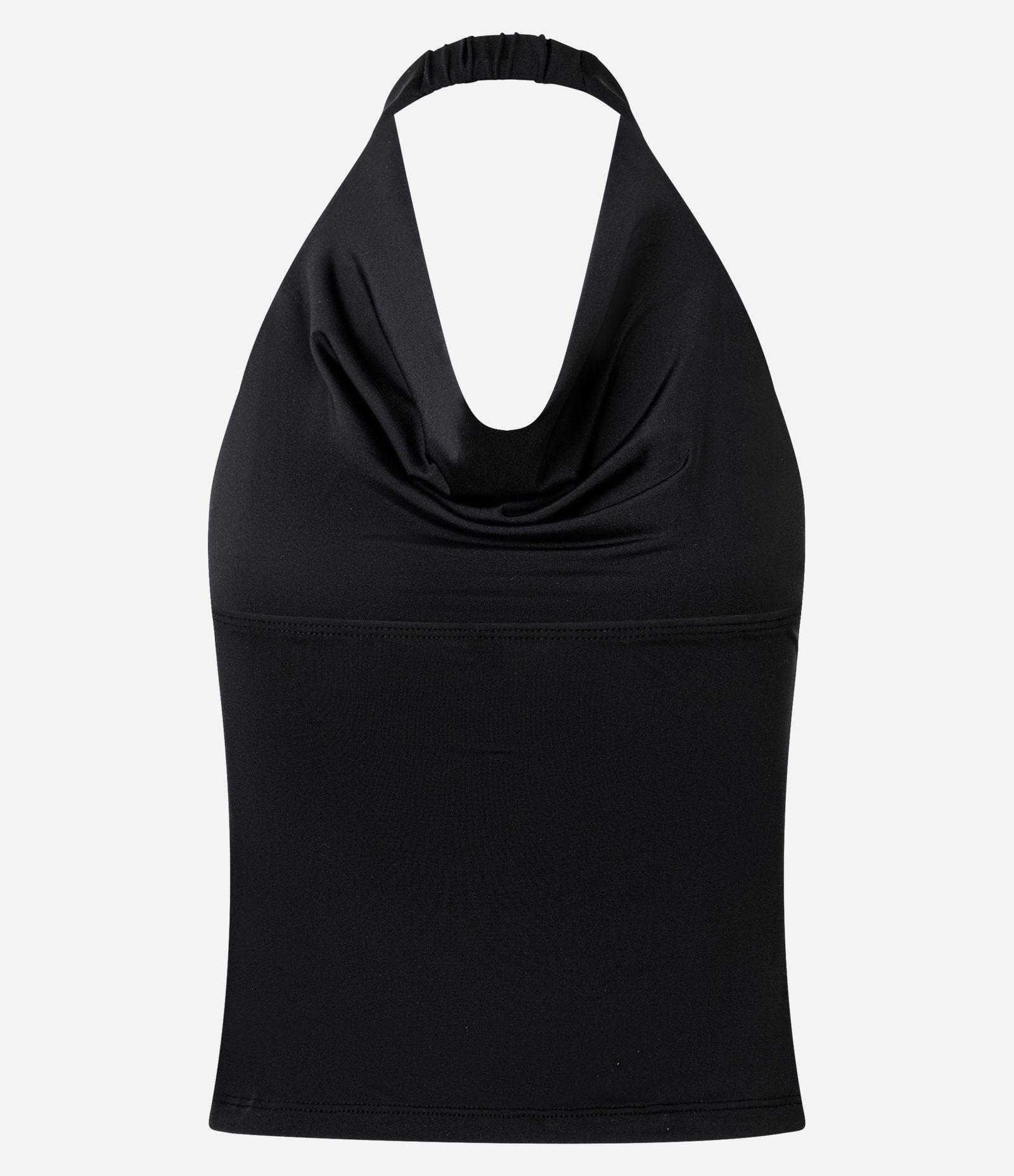 Blusa Regular Frente Única com Decote Degagê Preto 2