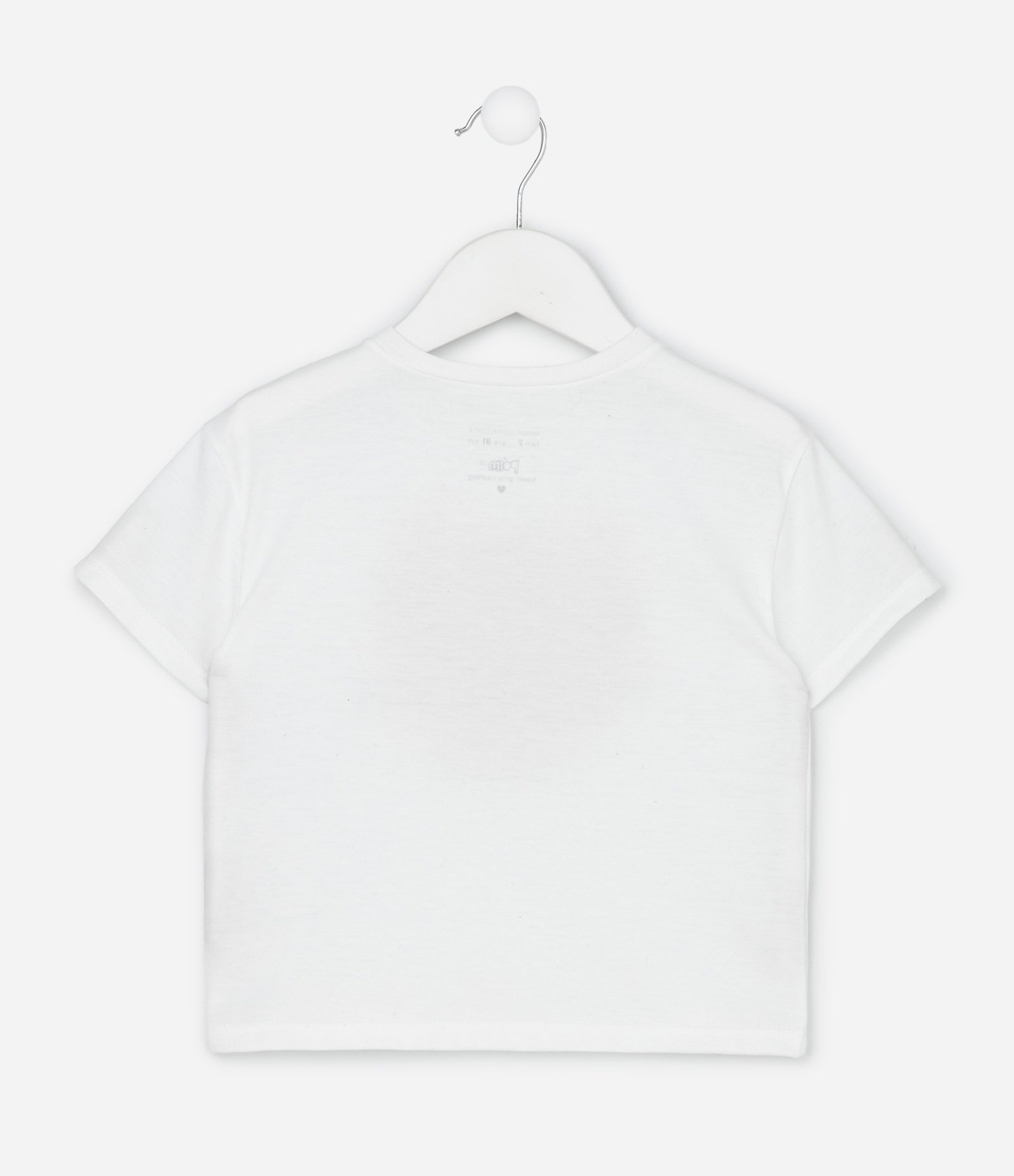 Camiseta Infantil com Estampa Gato Glitter - Tam 1 A 6 Anos Snow White 2