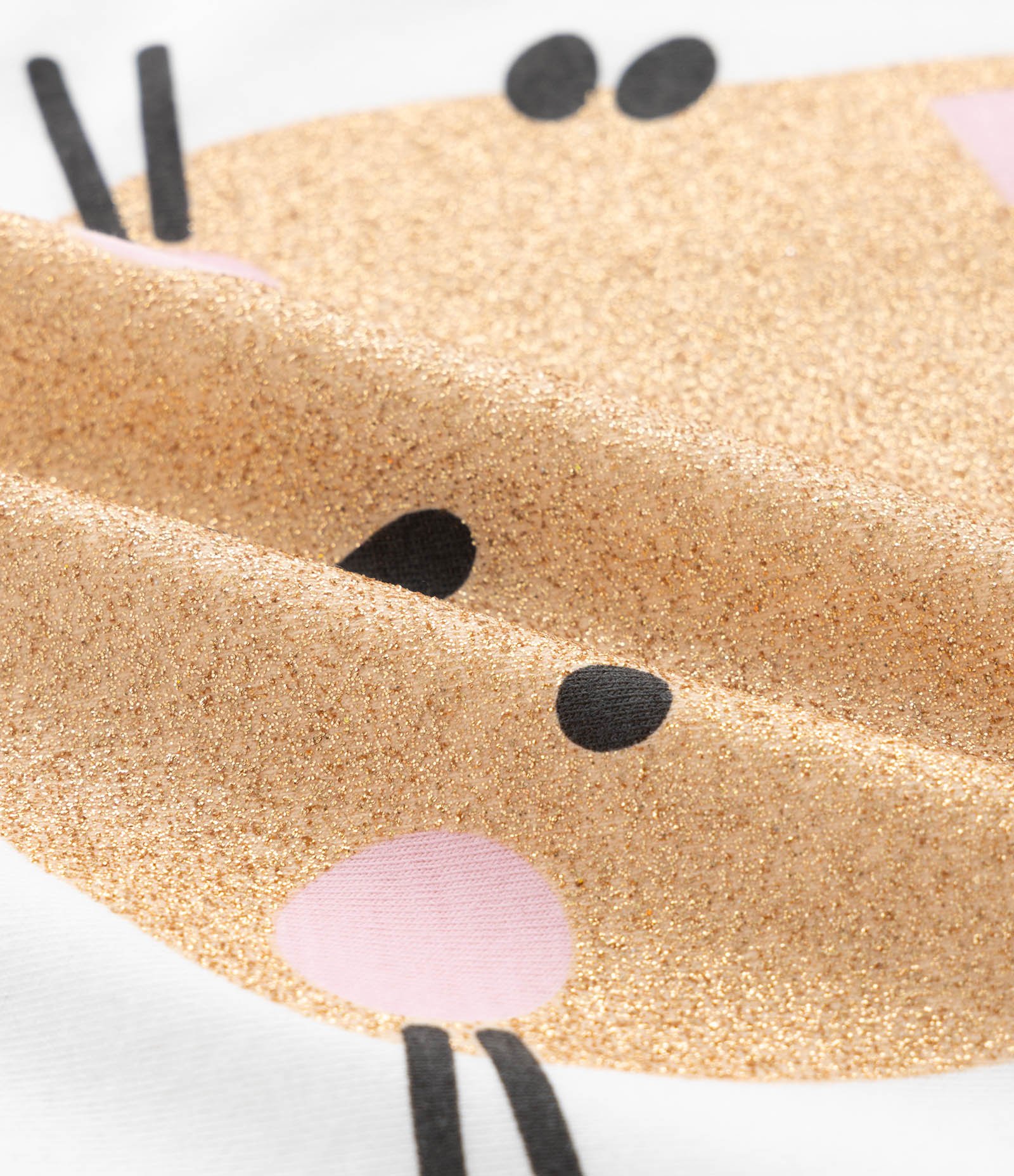 Camiseta Infantil com Estampa Gato Glitter - Tam 1 A 6 Anos Snow White 3