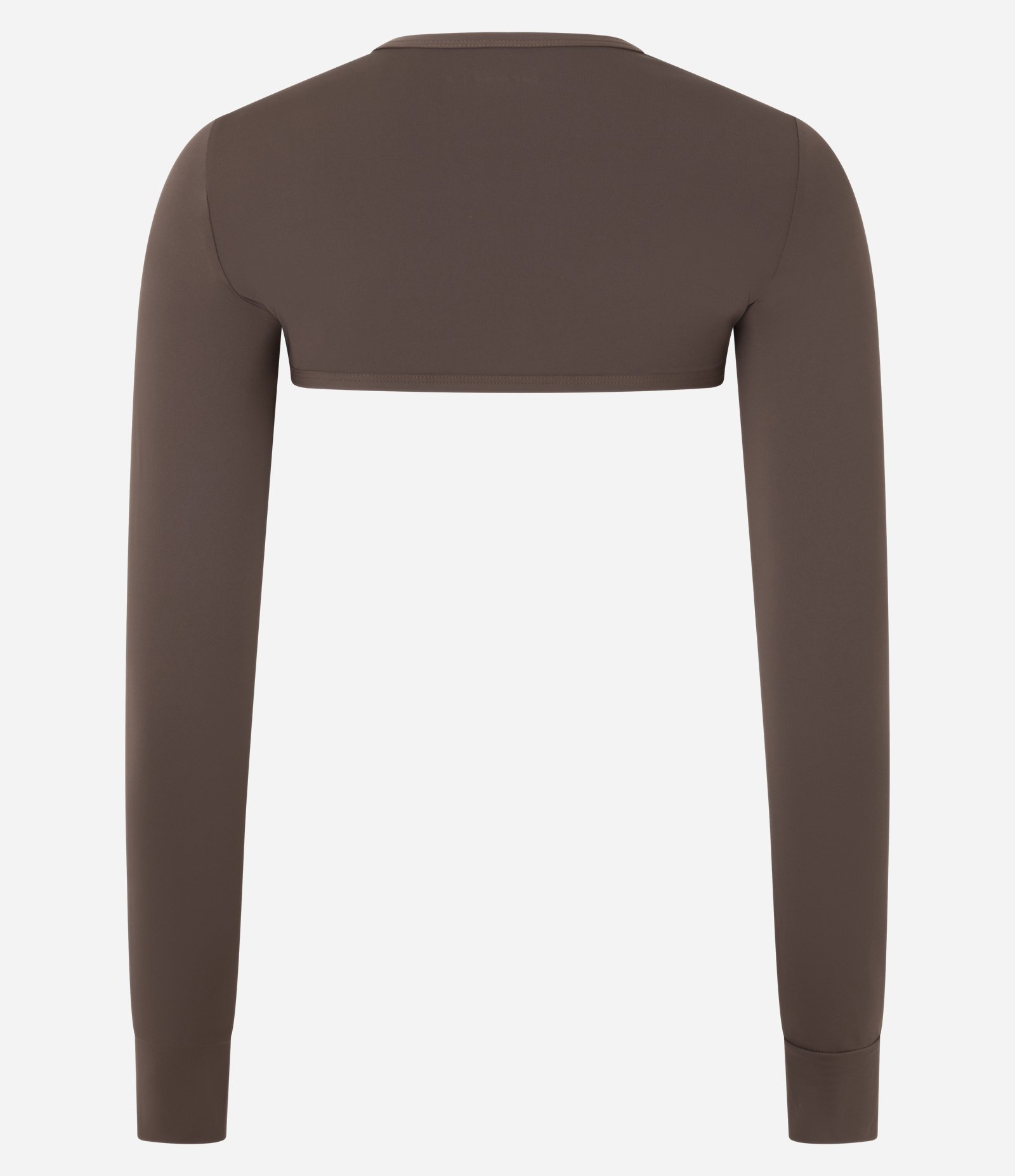 Manguito em Microfibra com Abertura para Dedo Marrom 2