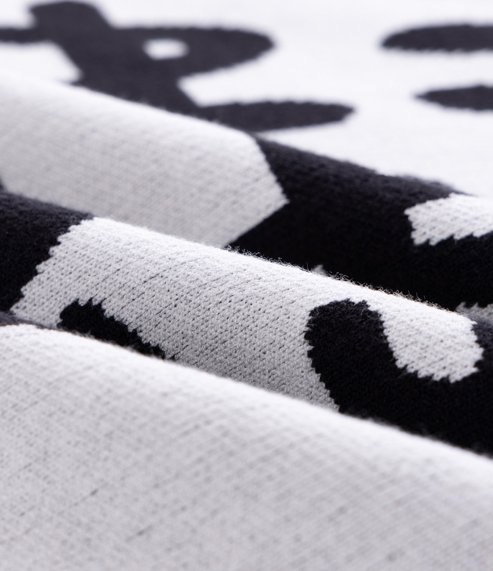 Suéter Boxy em Jacquard com Lettering Branco 7