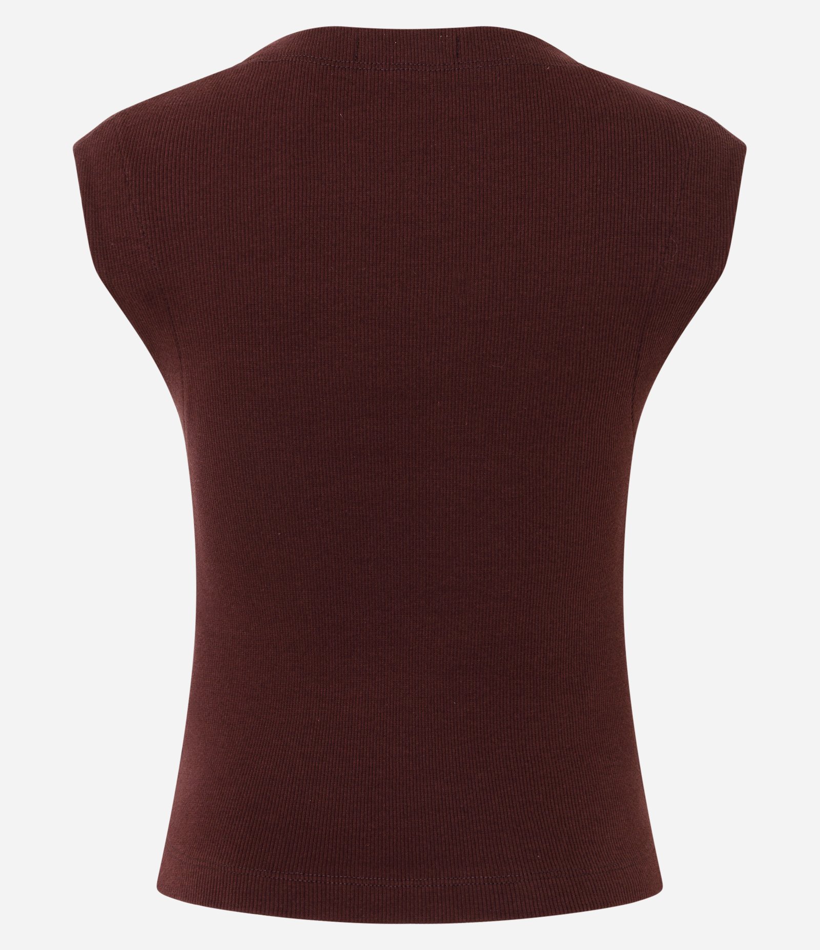 Blusa em Algodão com Gola Canoa Marrom 7