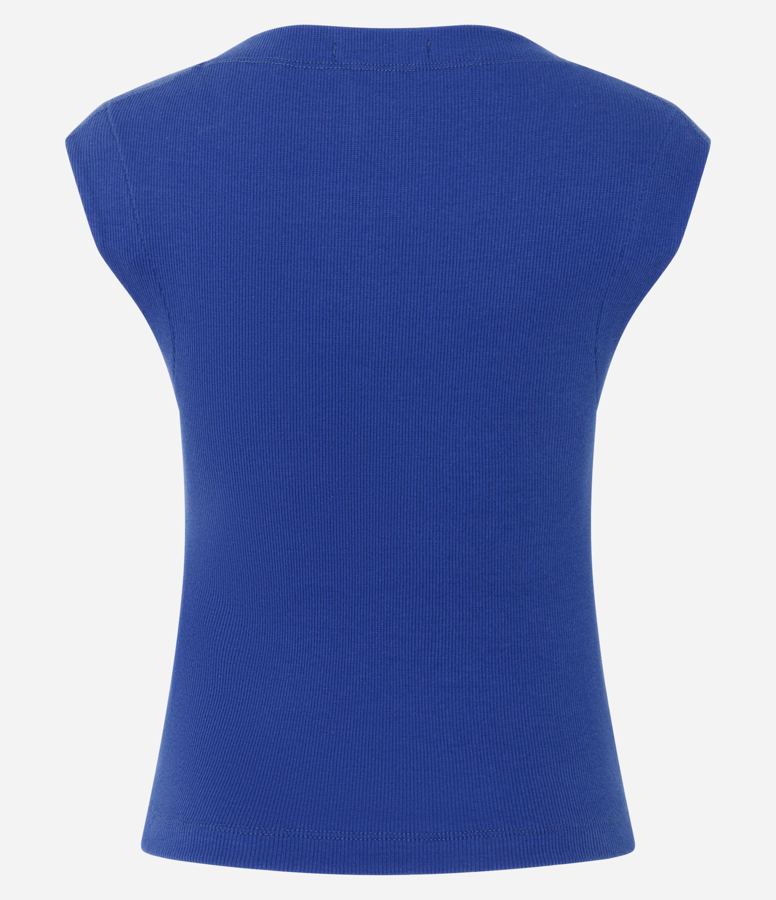 Blusa em Algodão com Gola Canoa Azul 7