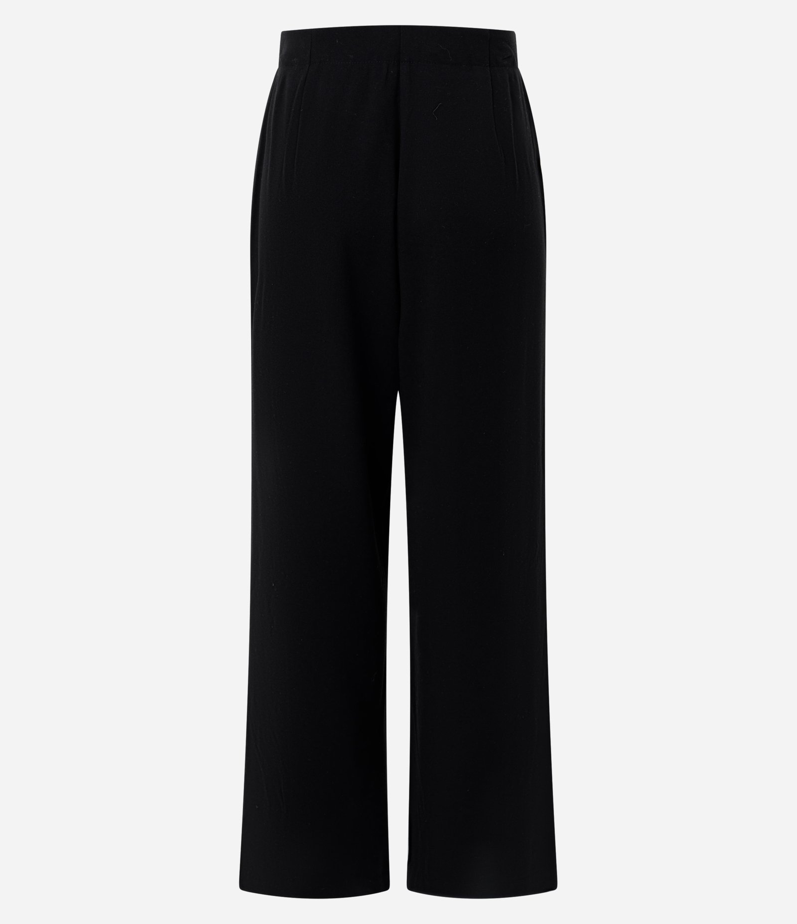 Calça Alfaiataria Com Pregas Frontais e Cinto com Fivela Preto 6