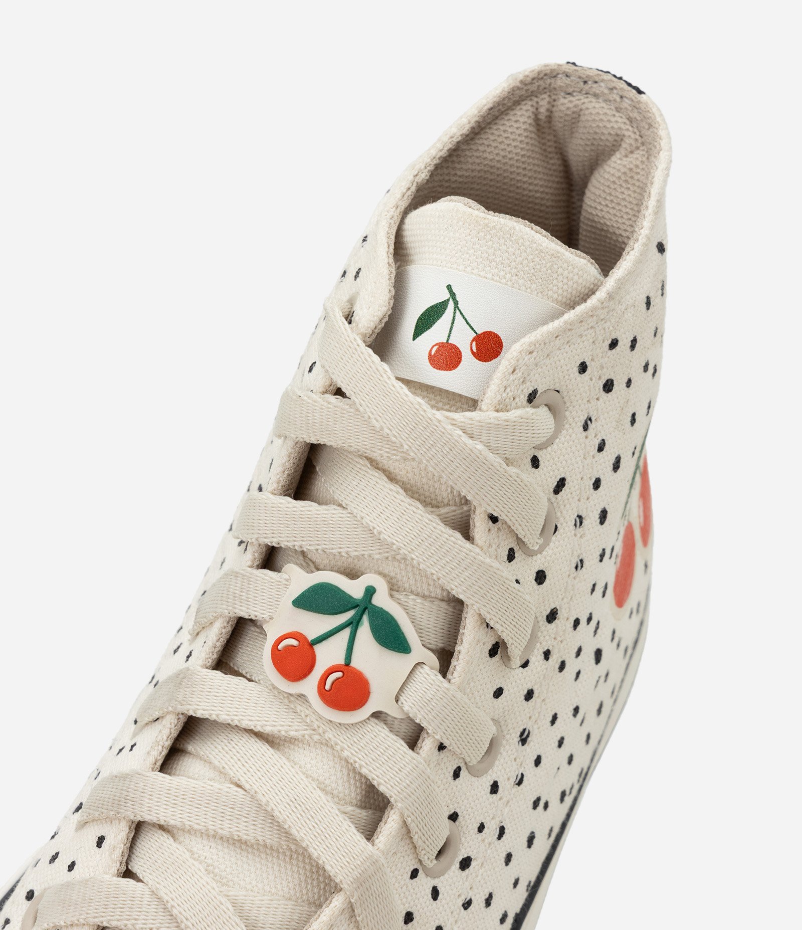 Tênis Infantil Cano Alto com Estampa de Cerejas – Tam 28 a 35 30 6