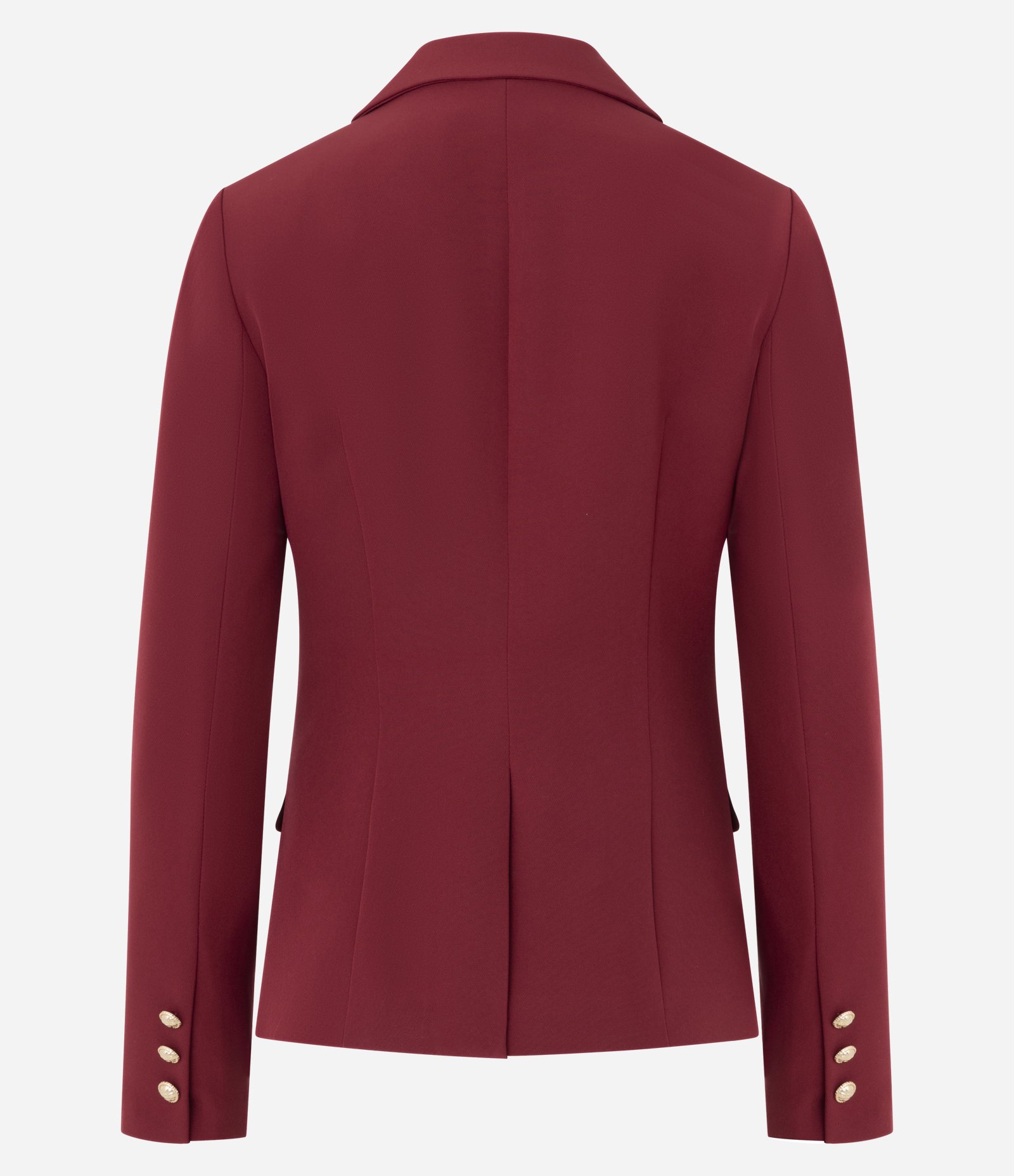 Blazer em Crepe com Botão Único e Bolso com Lapela Vermelho 6