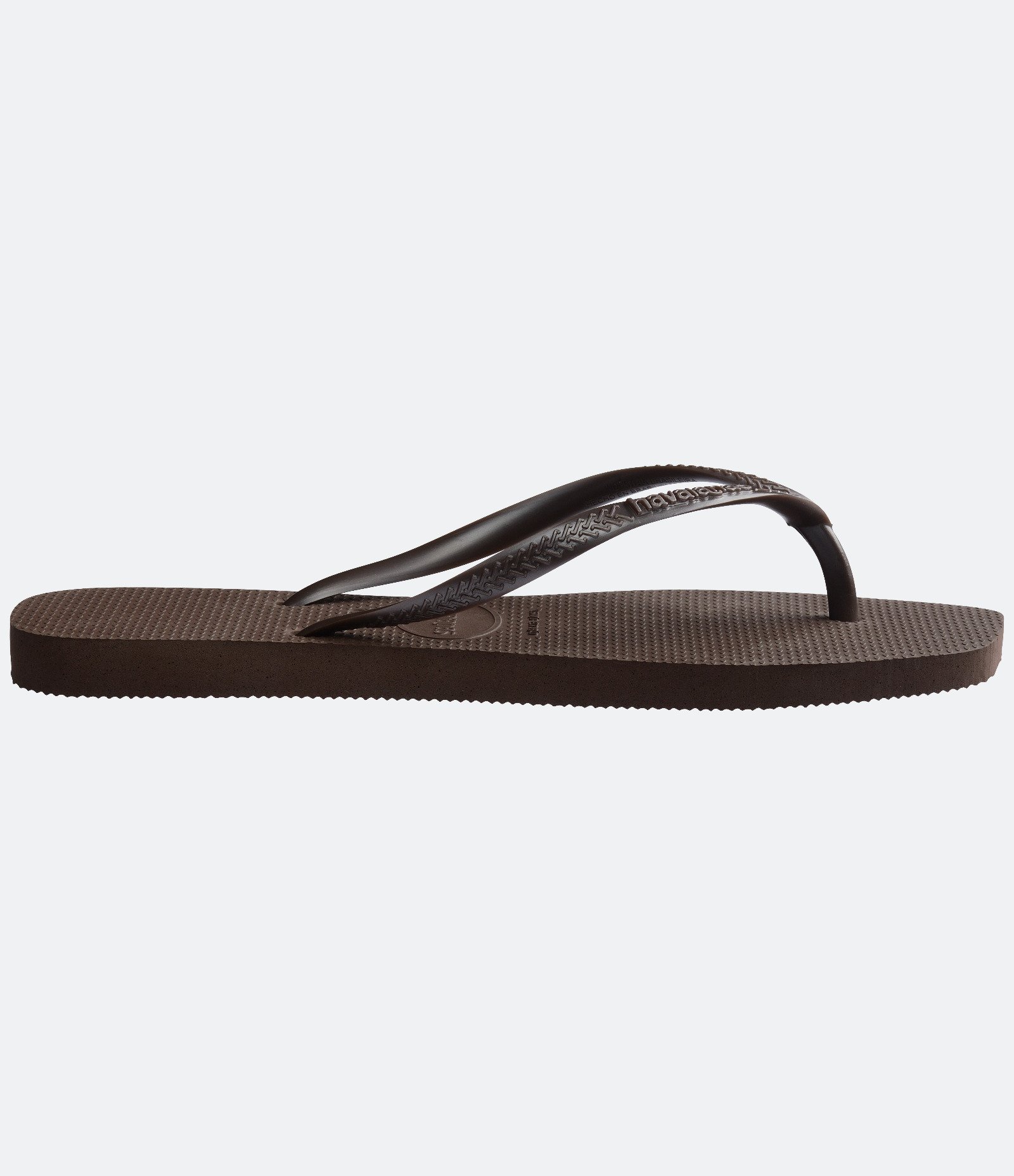 Chinelo Havaianas Slim Square com Bico Quadrado Marrom Escuro-AC 3
