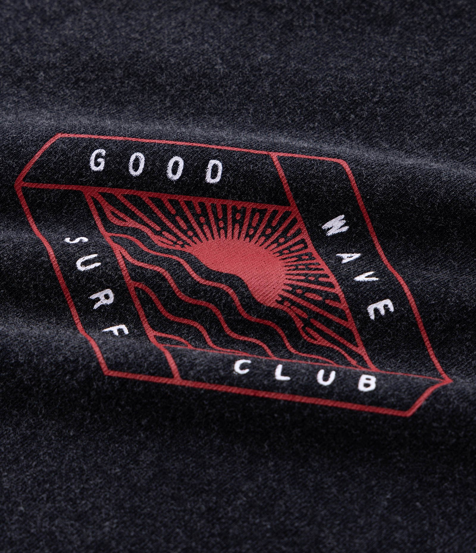 Regata Regular com Estampa de Por do Sol Preto 4