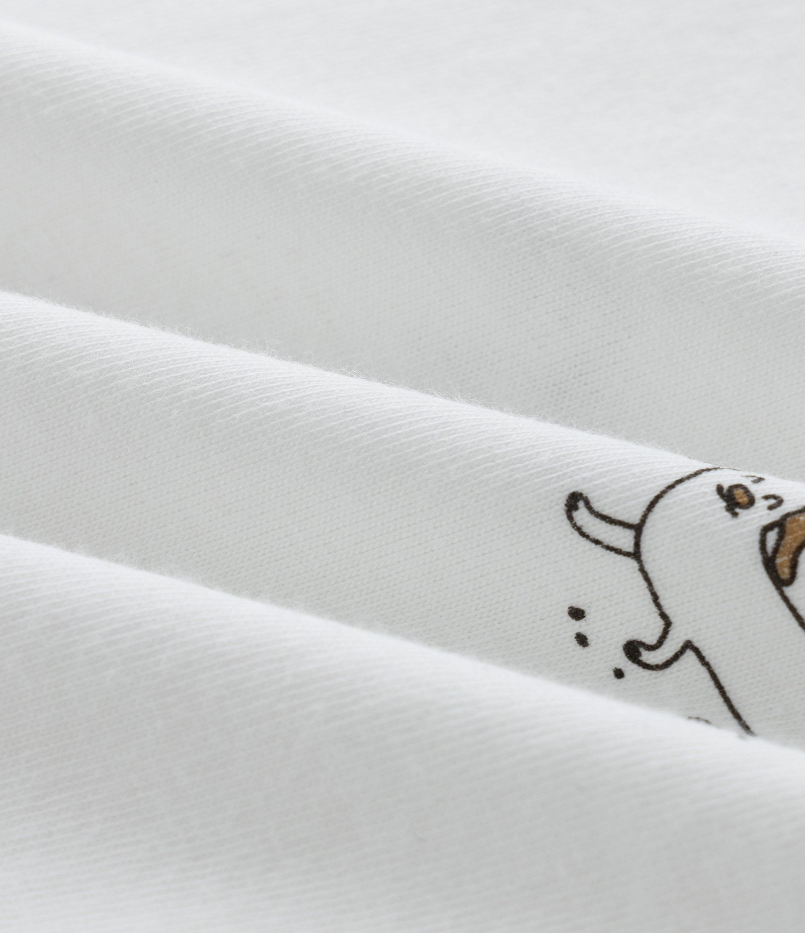 Camiseta Infantil com Estampa Linguicinha - Tam 1 a 4 Anos Branco 3