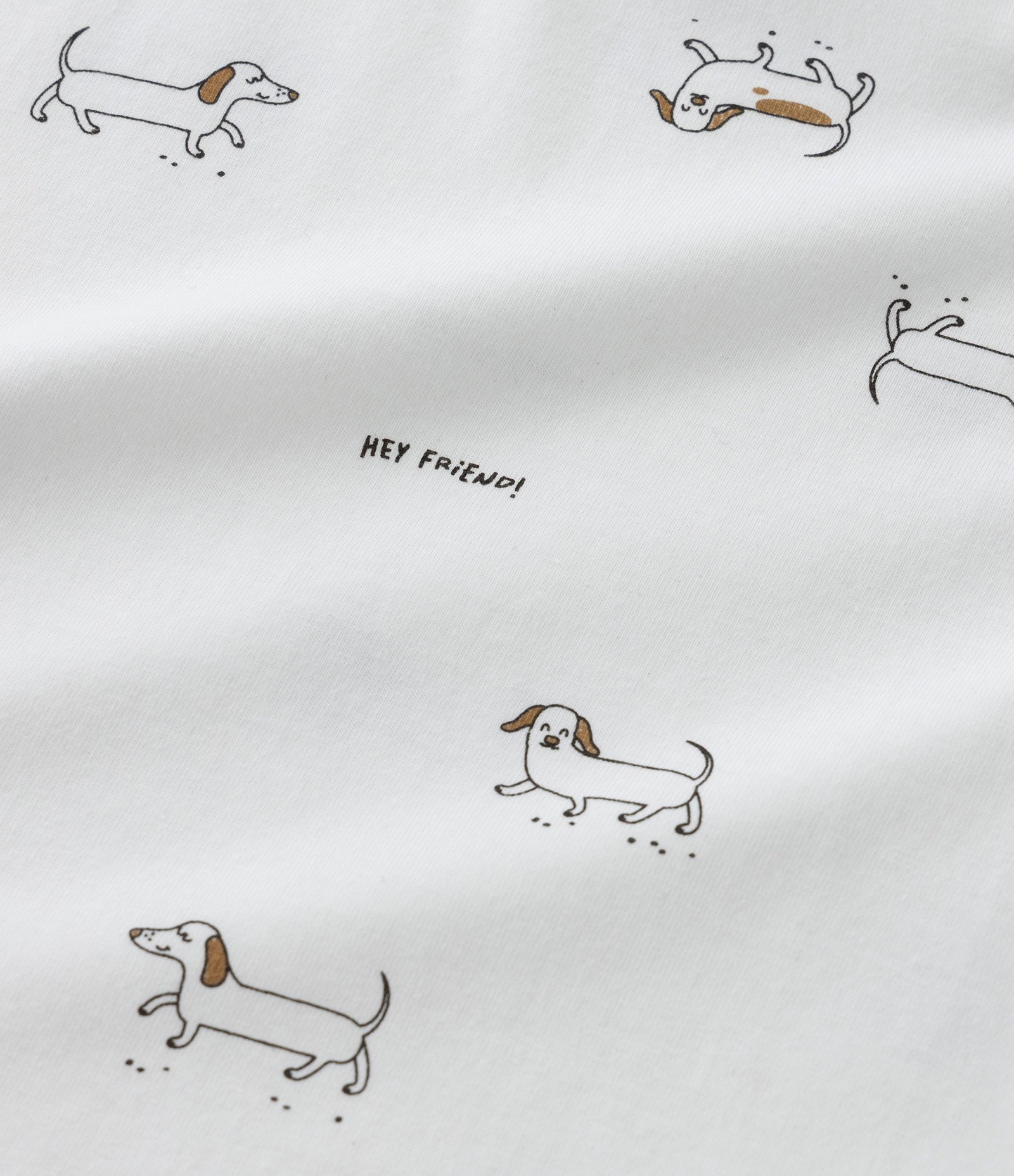 Camiseta Infantil com Estampa Linguicinha - Tam 1 a 4 Anos Branco 4