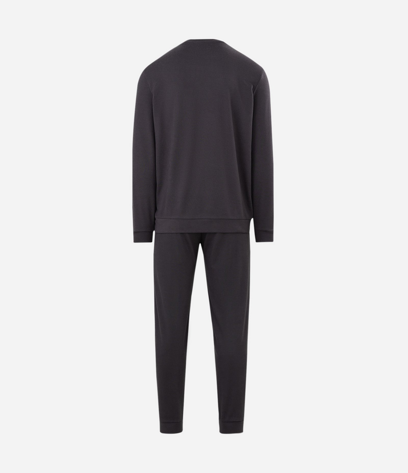 Pijama Longo Tricô Texturizado Preto 7