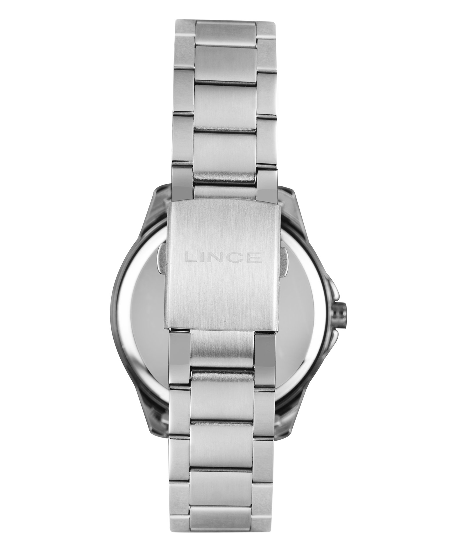 Relógio Analógico Lince Aço Modelo MRMM052L46 KBRQP2SX Prata 3